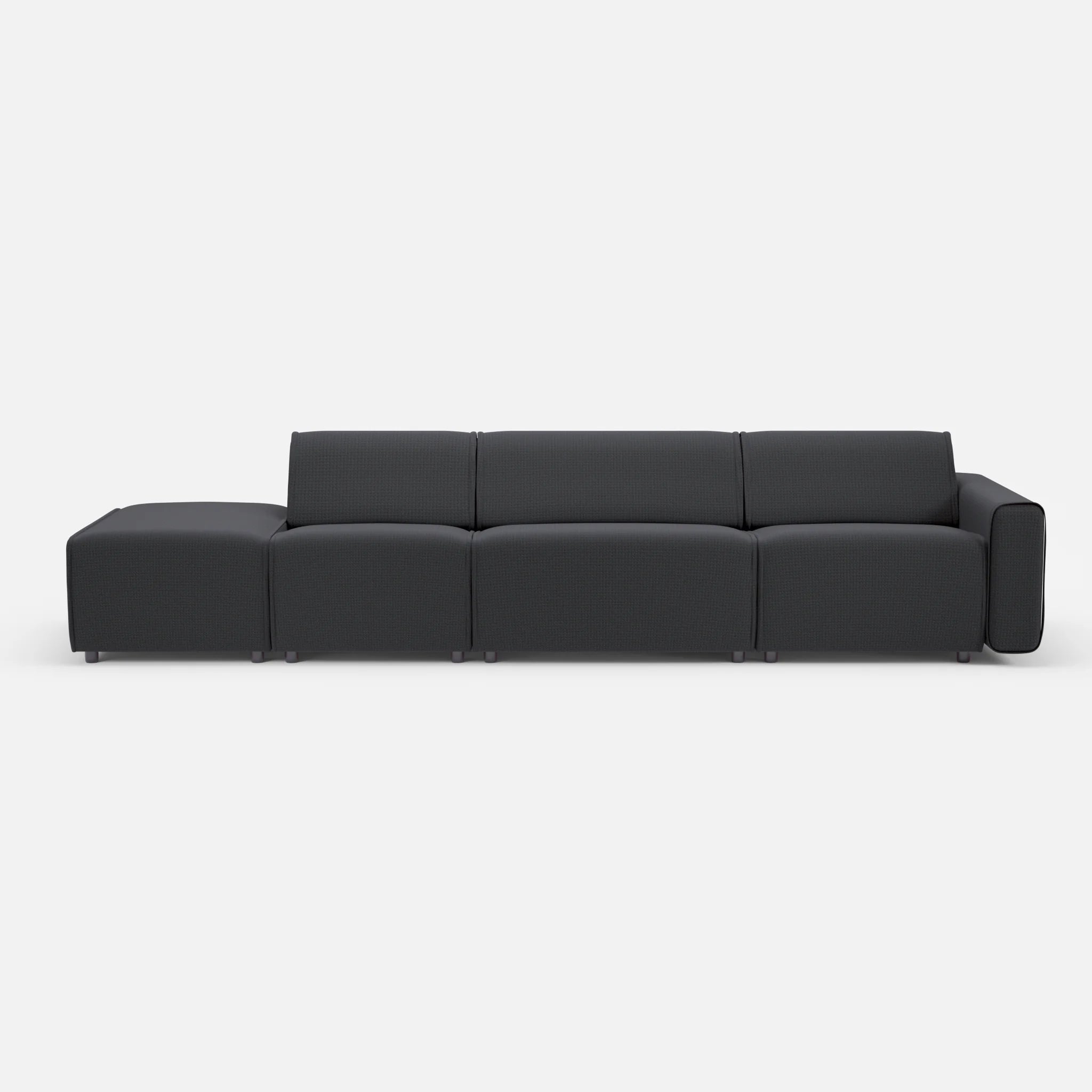 3 Sitzer Sofa Belleform mit offener Seite links 1 nabucco8019 in Anthrazit von vorne