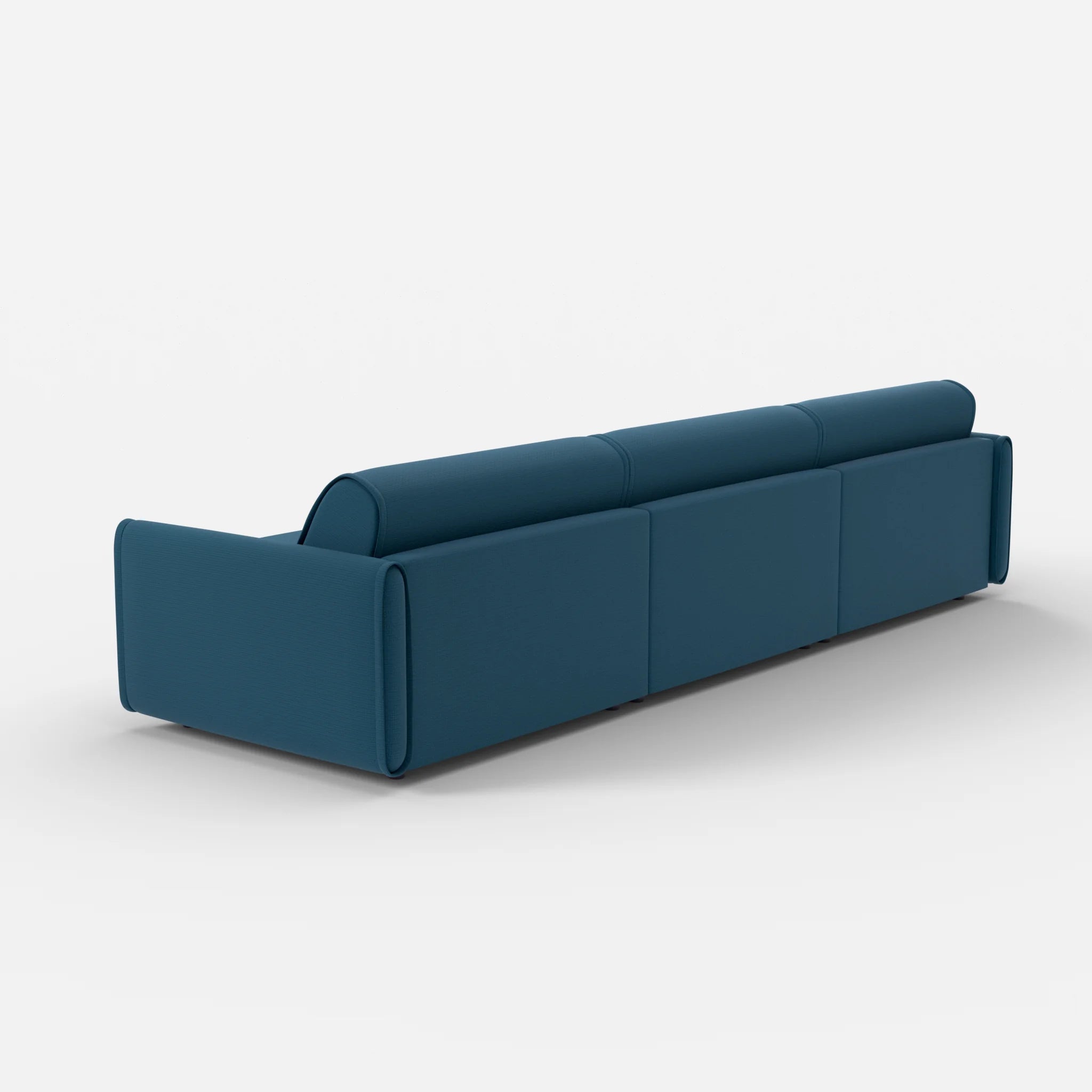 3 Sitzer Sofa Belleform mit schmaler Armlehne 4 nabucco6075 in Blau von hinten