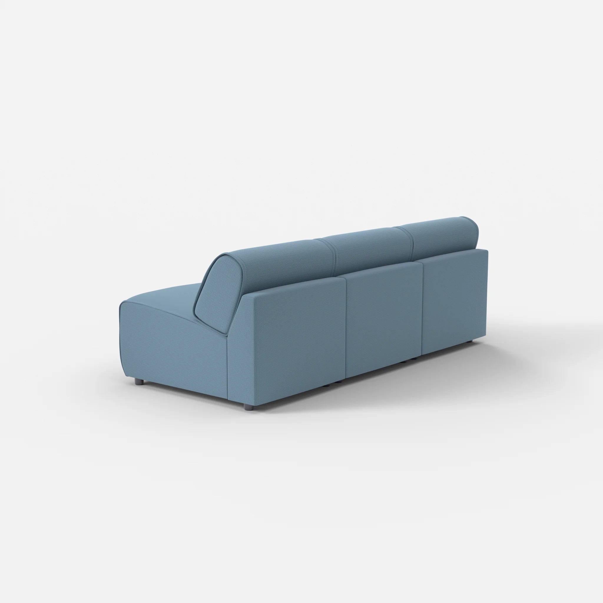 3 Sitzer Sofa Belleform ohne Armlehne 1 nabucco6043 in Blau von hinten