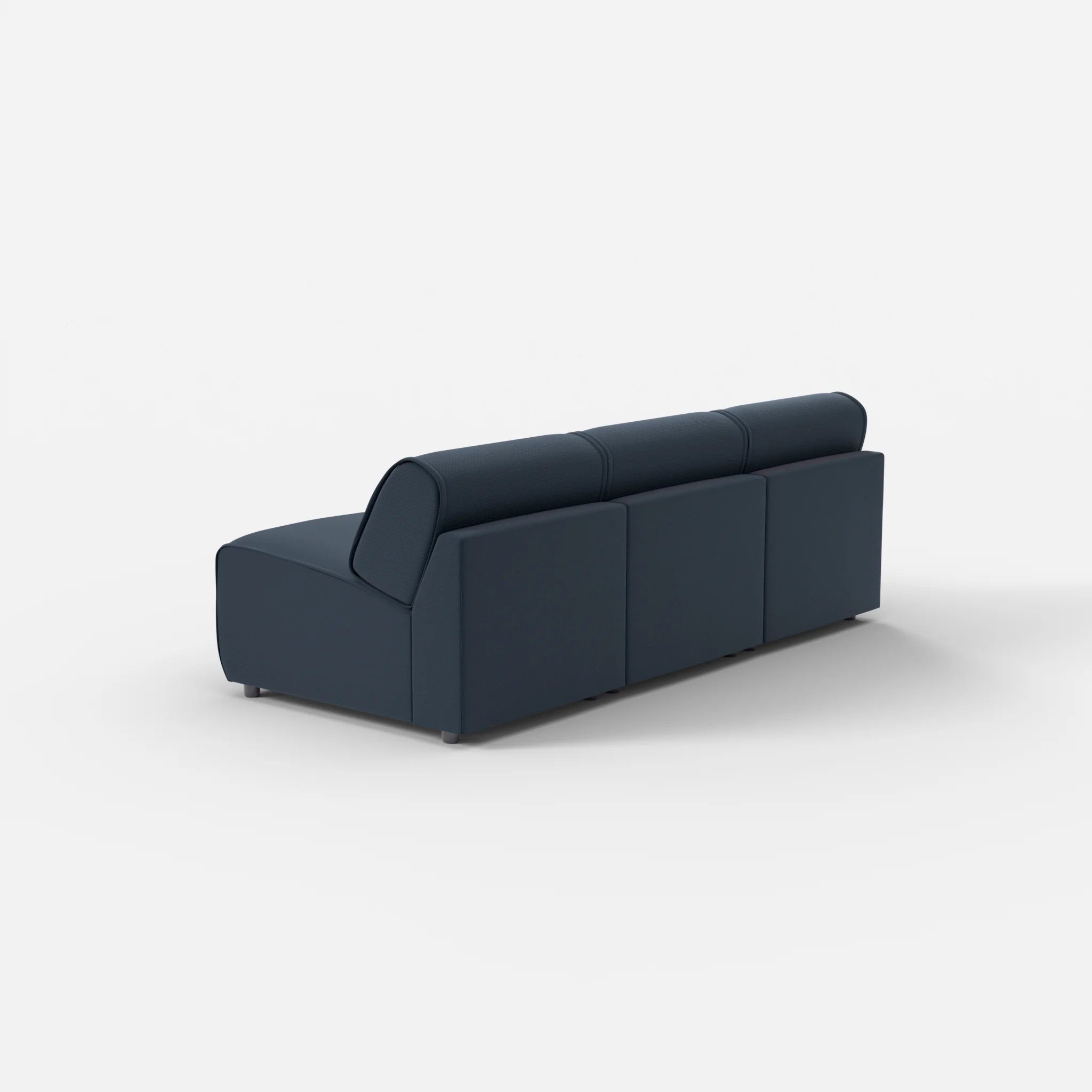 3 Sitzer Sofa Belleform ohne Armlehne 1 nabucco6098 in Dunkelblau von hinten