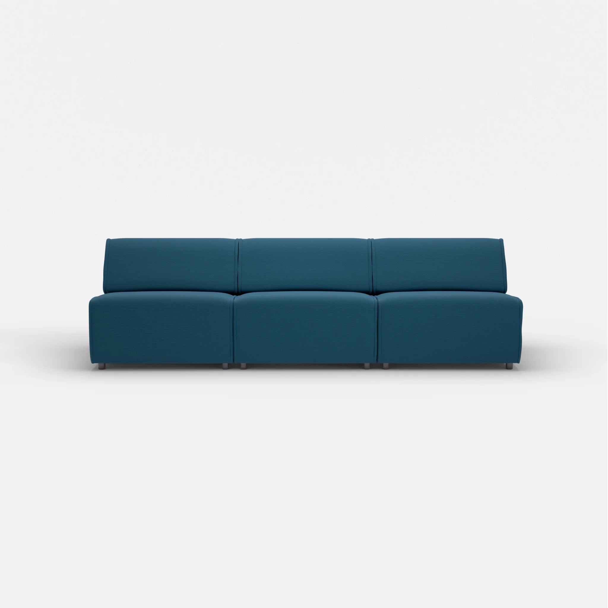 3 Sitzer Sofa Belleform ohne Armlehne 3 nabucco6075 in Blau von vorne