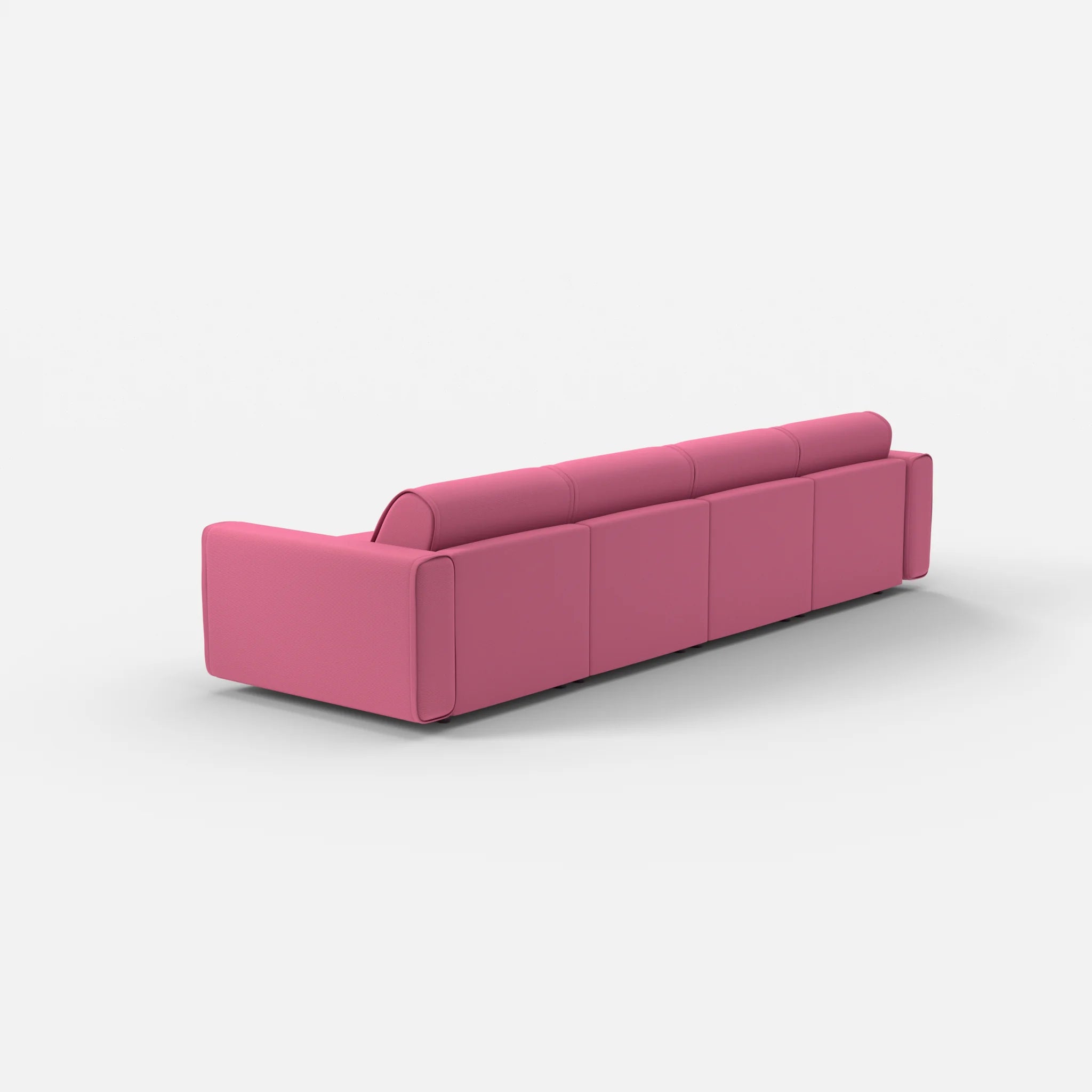 4 Sitzer Sofa Belleform mit breiter Armlehne 1 novumlitchi in Violett von hinten