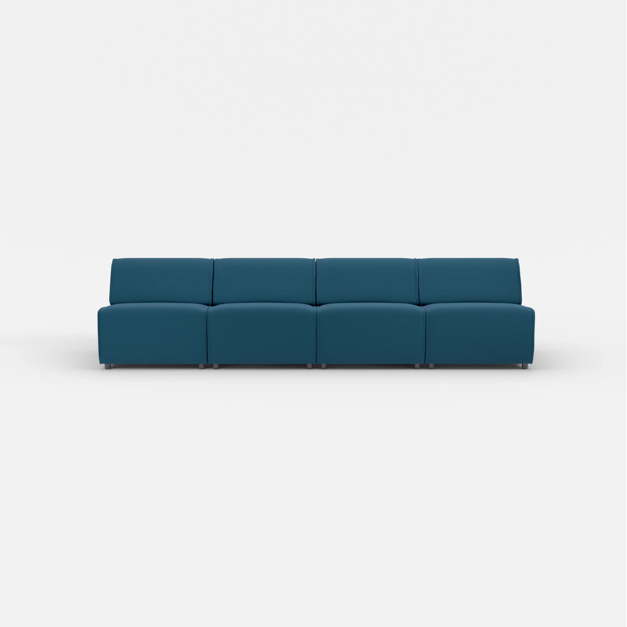 4 Sitzer Sofa Belleform ohne Armlehne 2 nabucco6075 in Blau von vorne