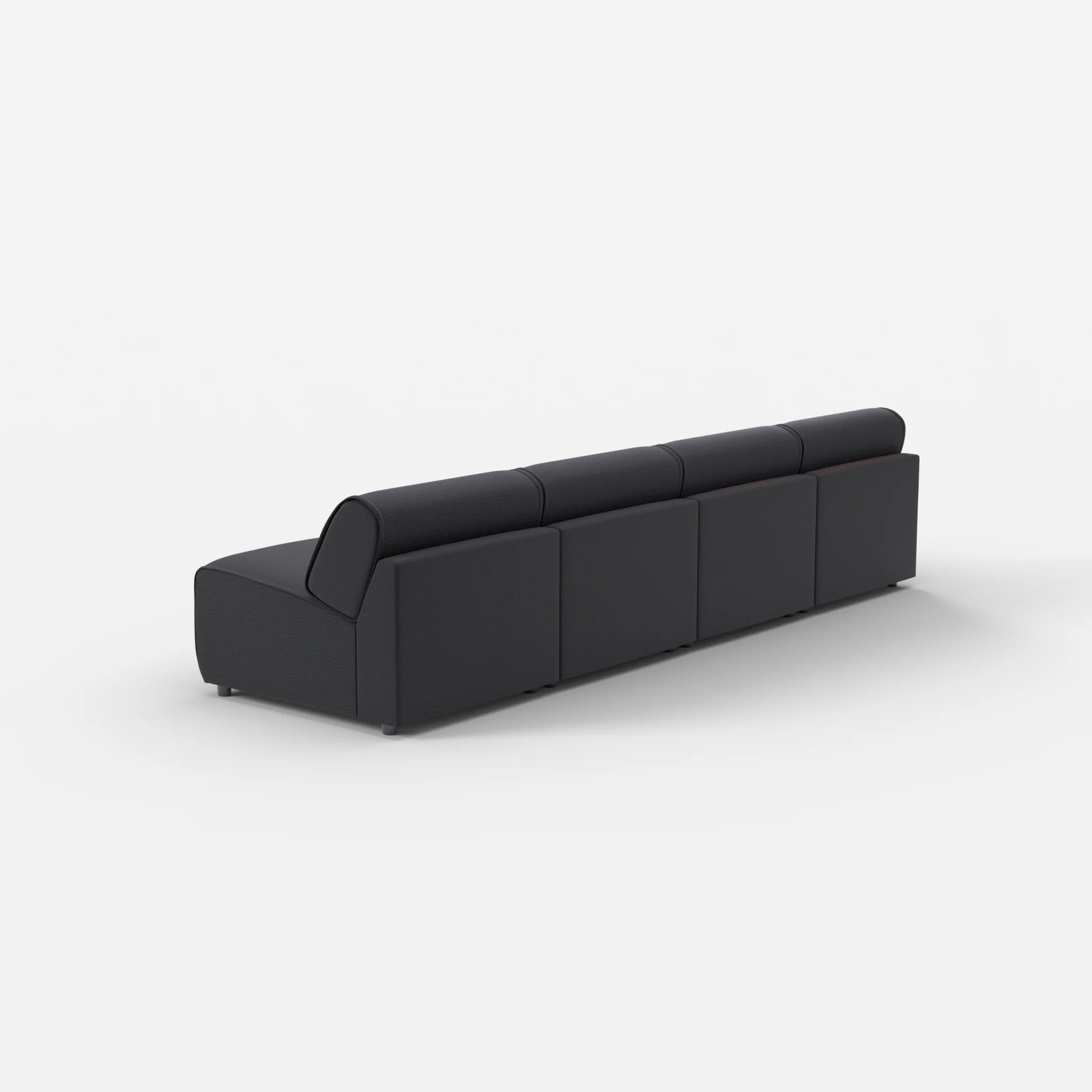 4 Sitzer Sofa Belleform ohne Armlehne 2 nabucco8019 in Anthrazit von hinten