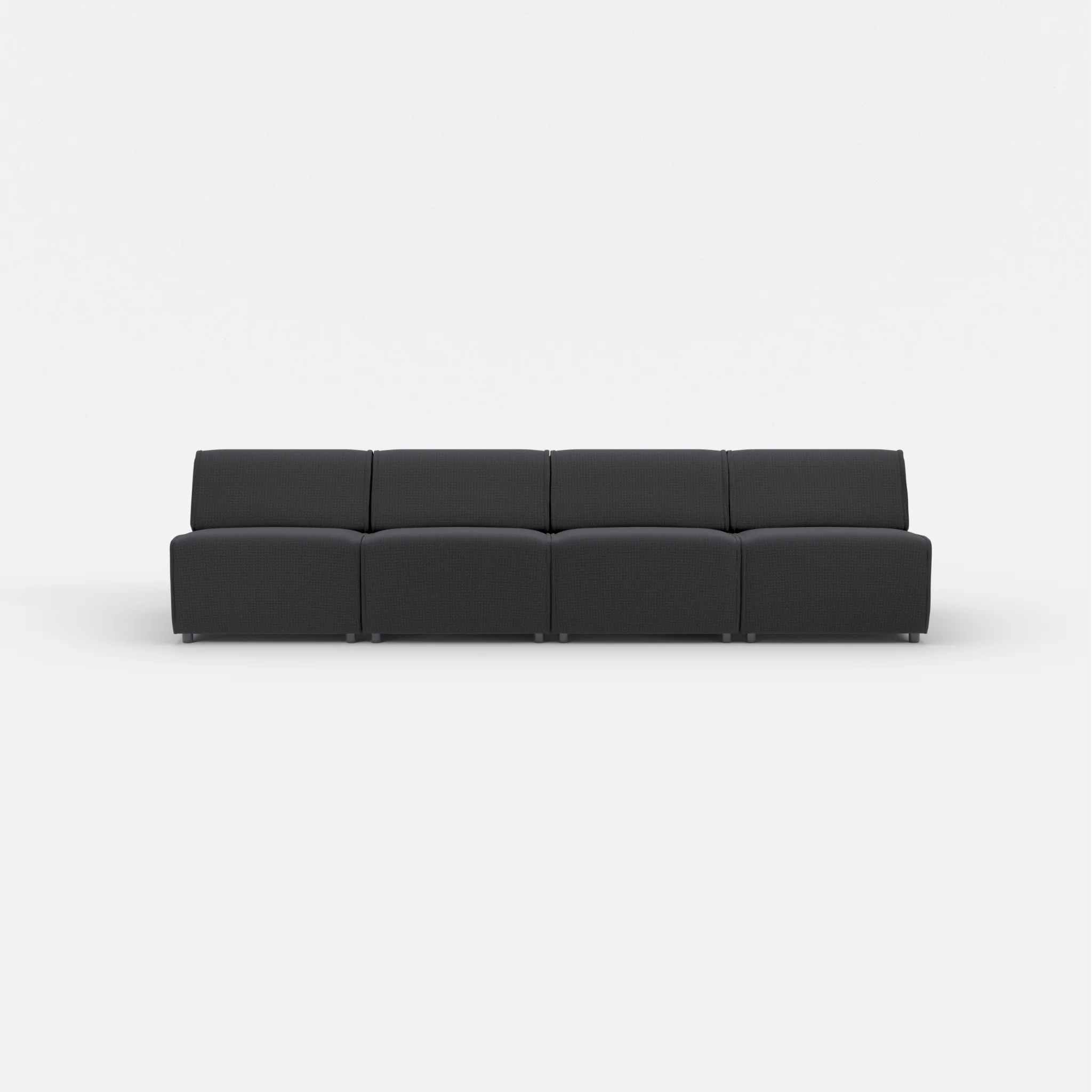 4 Sitzer Sofa Belleform ohne Armlehne 2 nabucco8019 in Anthrazit von vorne