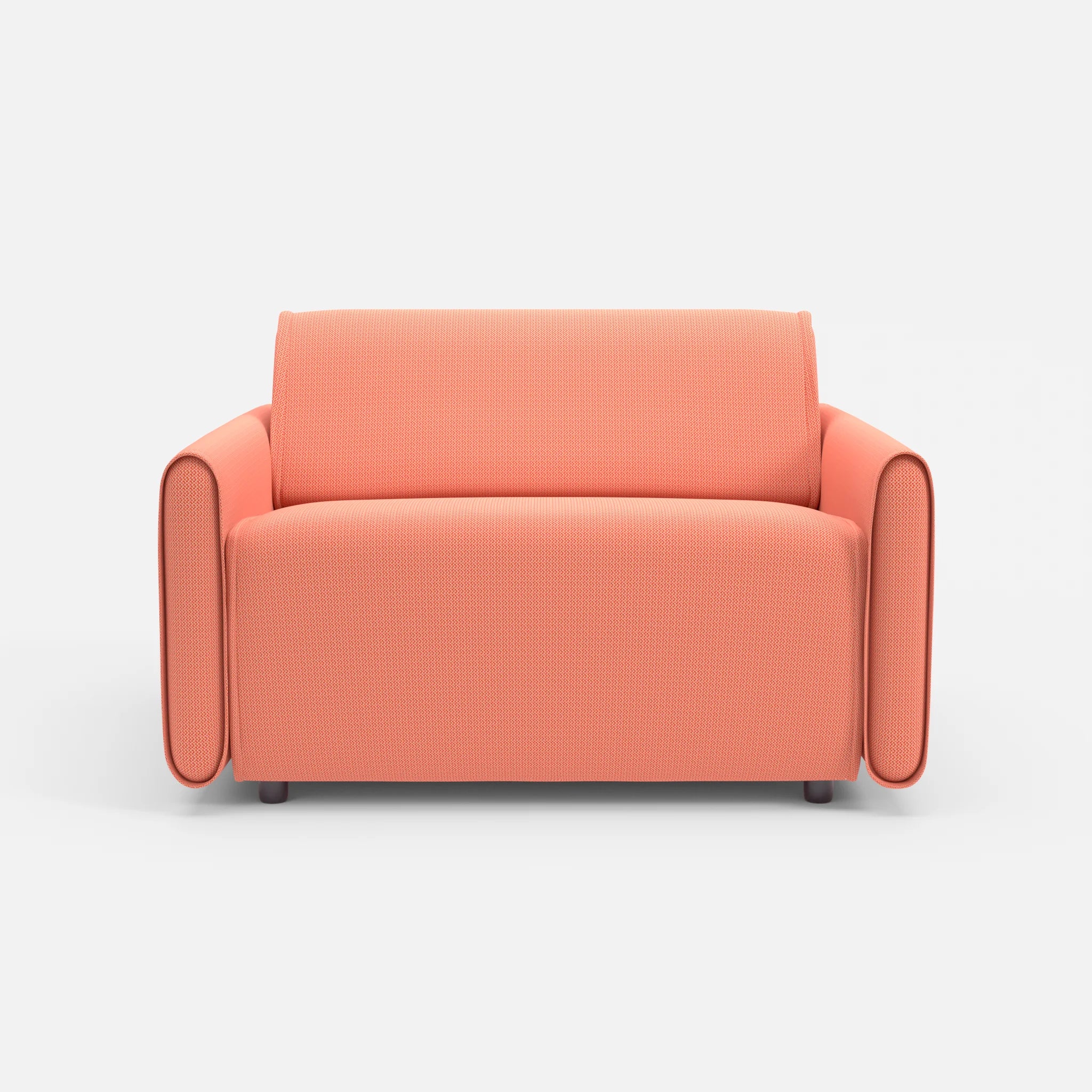 Schlafsessel Belleform 1 credograpefruit in Coral von vorne