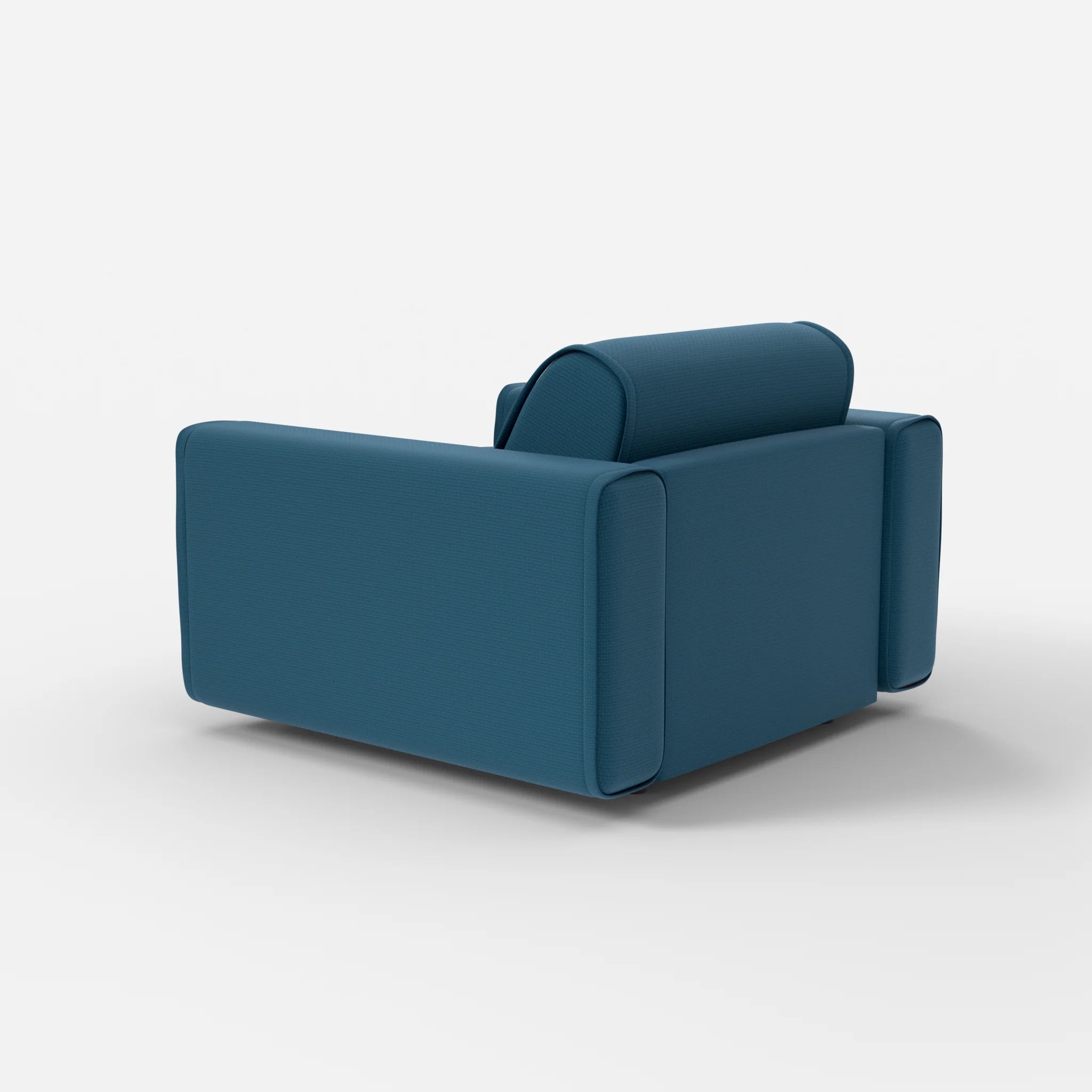 Sessel Belleform mit breiter Armlehne 1 nabucco6075 in Blau von hinten