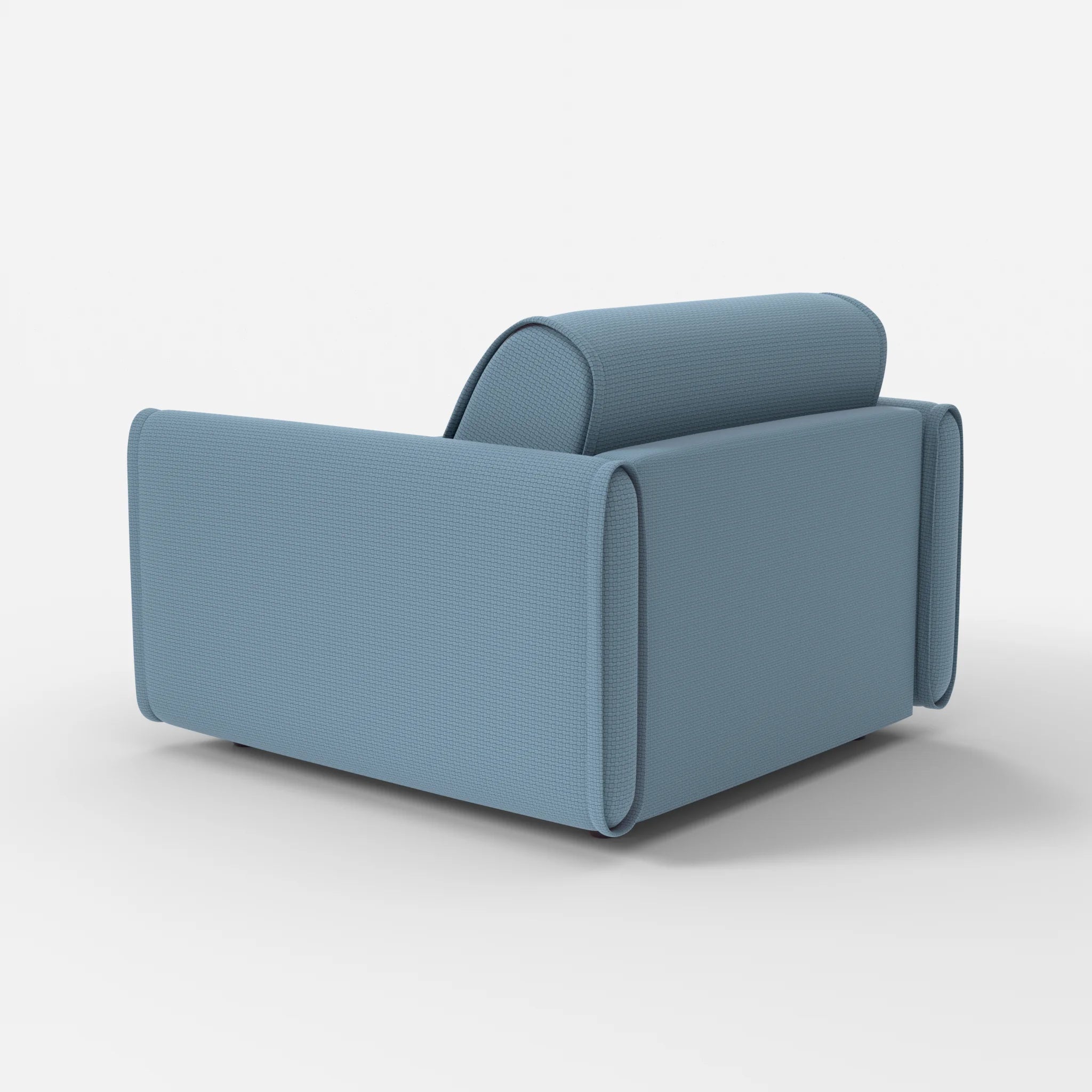 Sessel Belleform mit schmaler Armlehne 2 nabucco6043 in Blau von hinten