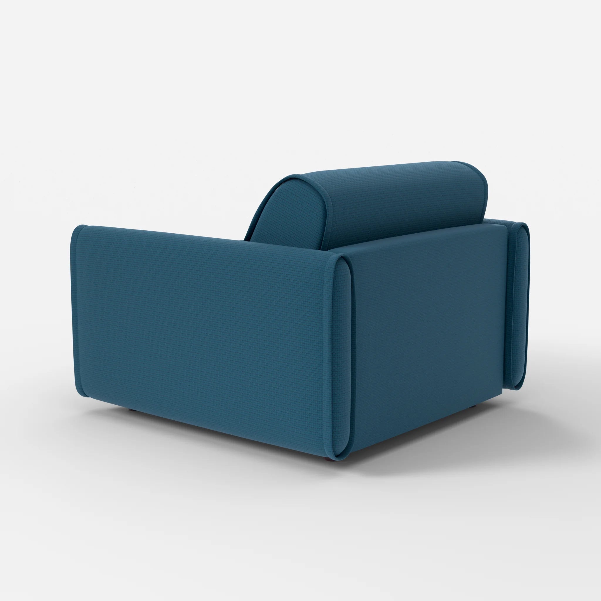 Sessel Belleform mit schmaler Armlehne 2 nabucco6075 in Blau von hinten