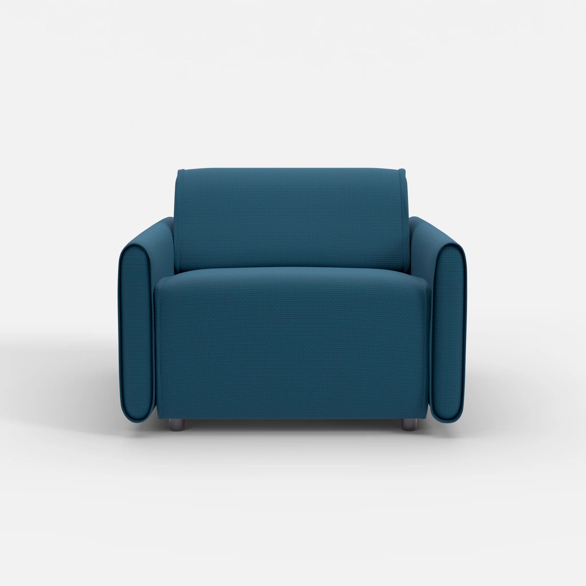 Sessel Belleform mit schmaler Armlehne 2 nabucco6075 in Blau von vorne