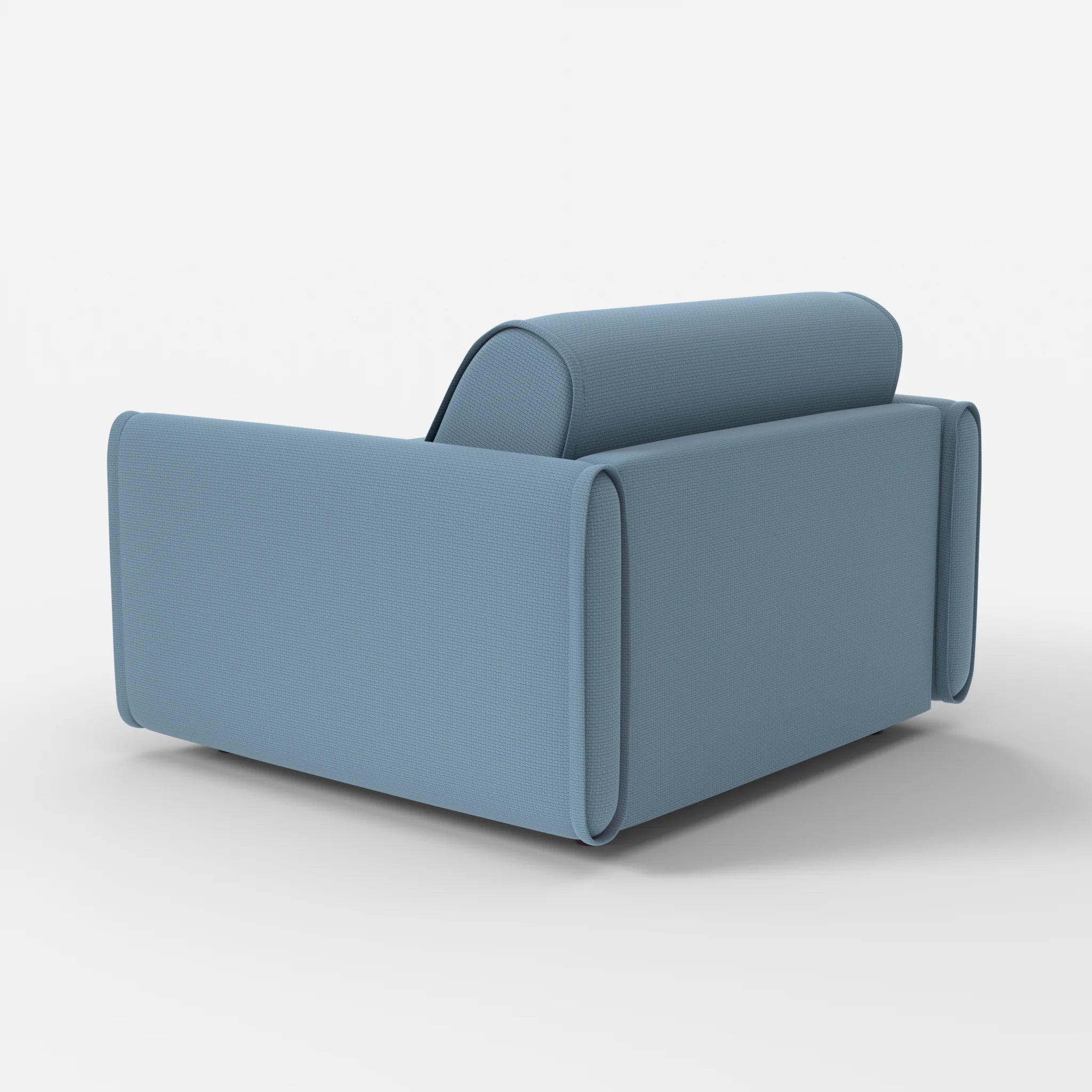 Sessel Belleform mit schmaler Armlehne 3 nabucco6043 in Blau von hinten