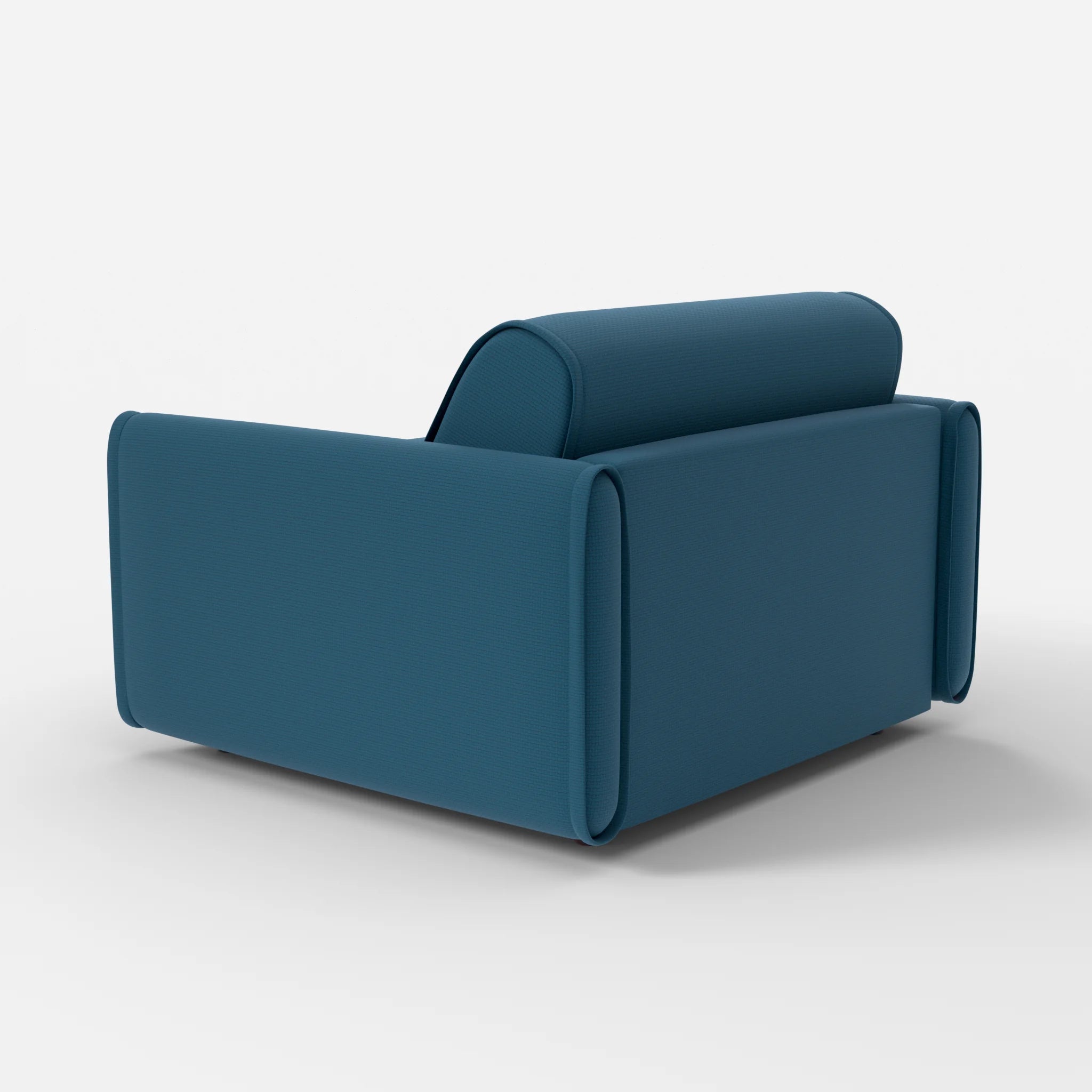 Sessel Belleform mit schmaler Armlehne 3 nabucco6075 in Blau von hinten