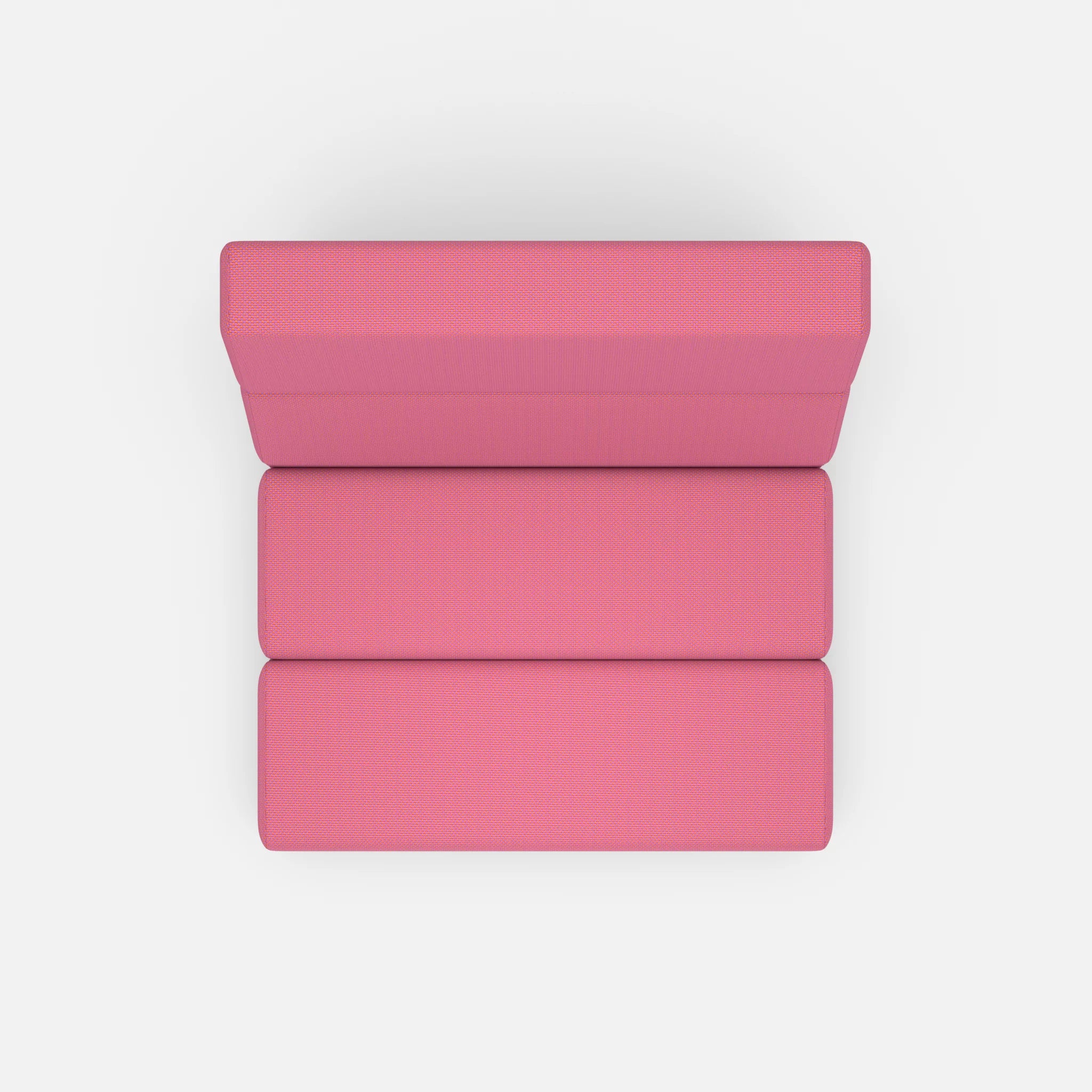 1 Sitzer Sofa Bricks 1 novumlitchi in Violett von oben