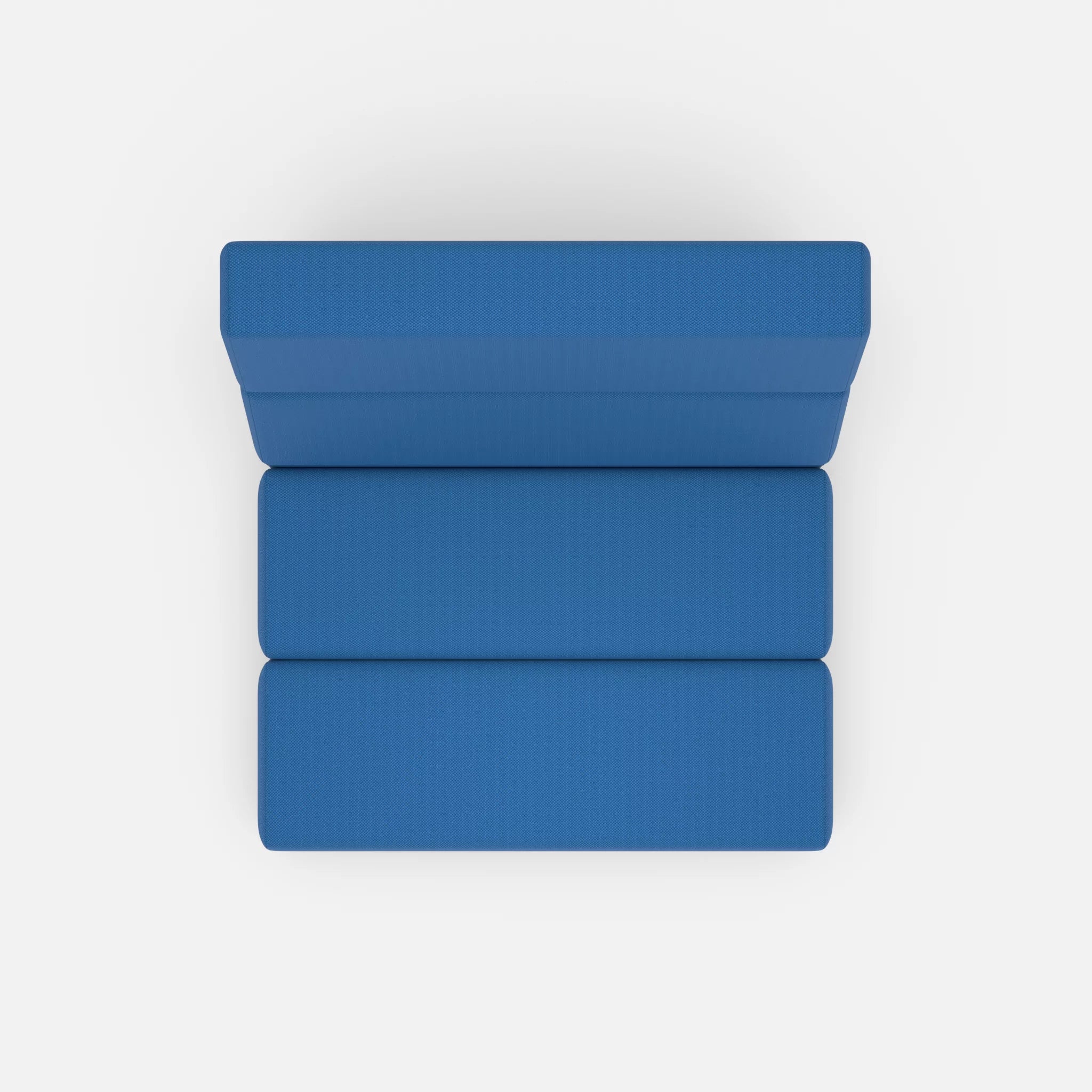 1 Sitzer Sofa Bricks 1 radio6075 in Blau von oben