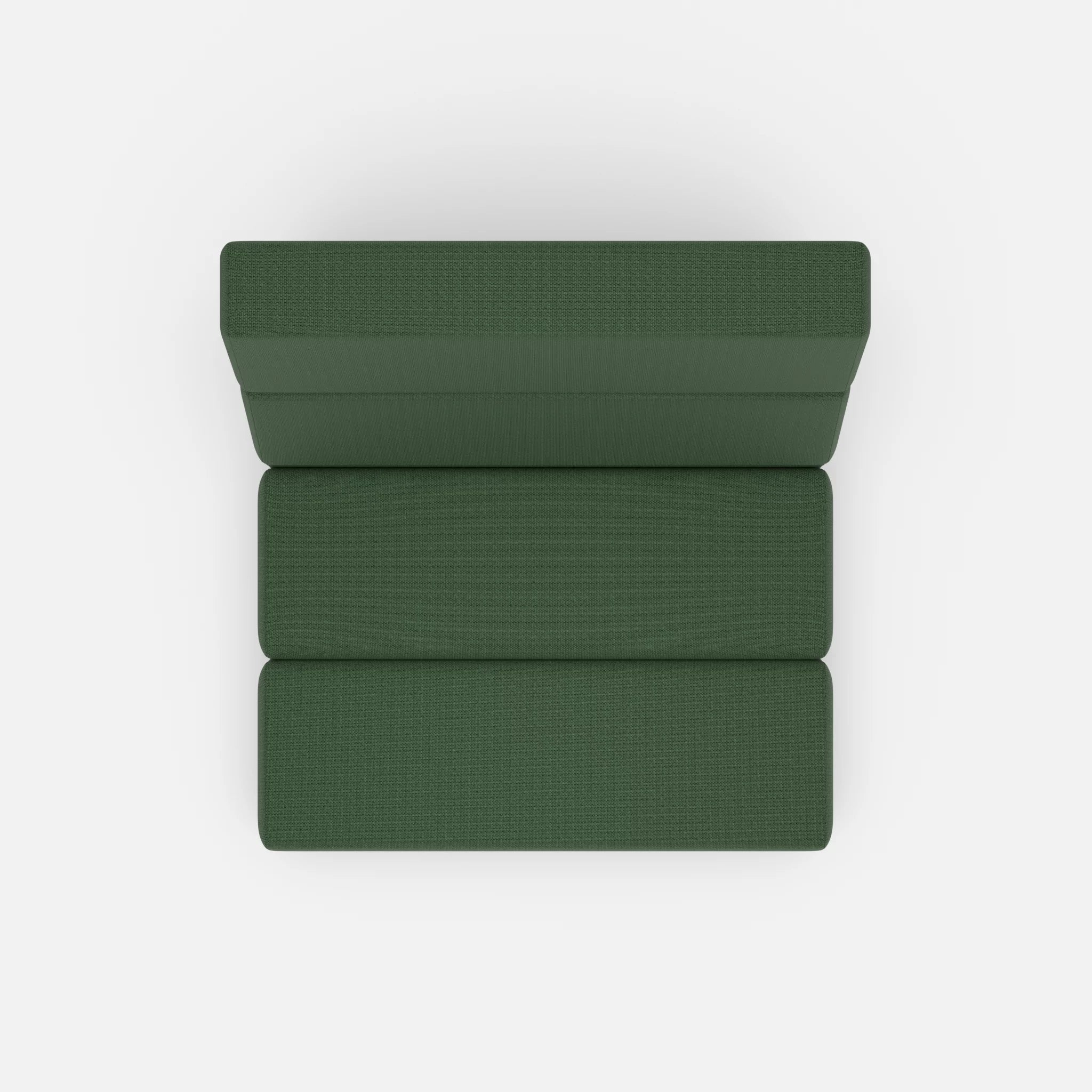 1 Sitzer Sofa Bricks 1 radio7036 in Olive von oben