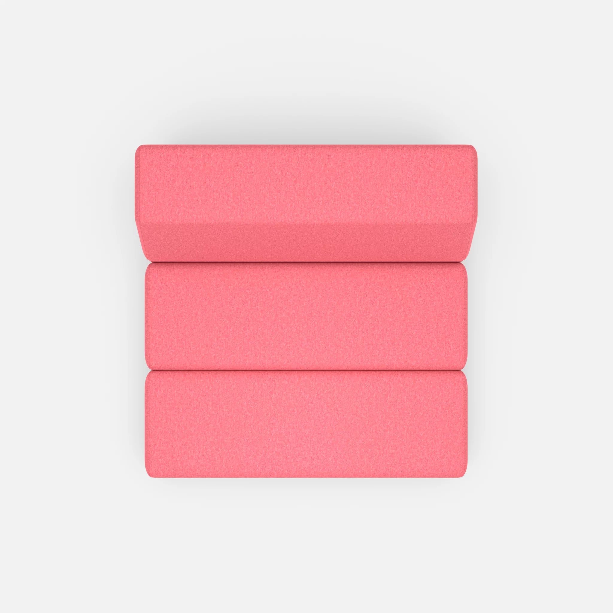 1 Sitzer Sofa Bricks 2 dama0083 in Pink von oben