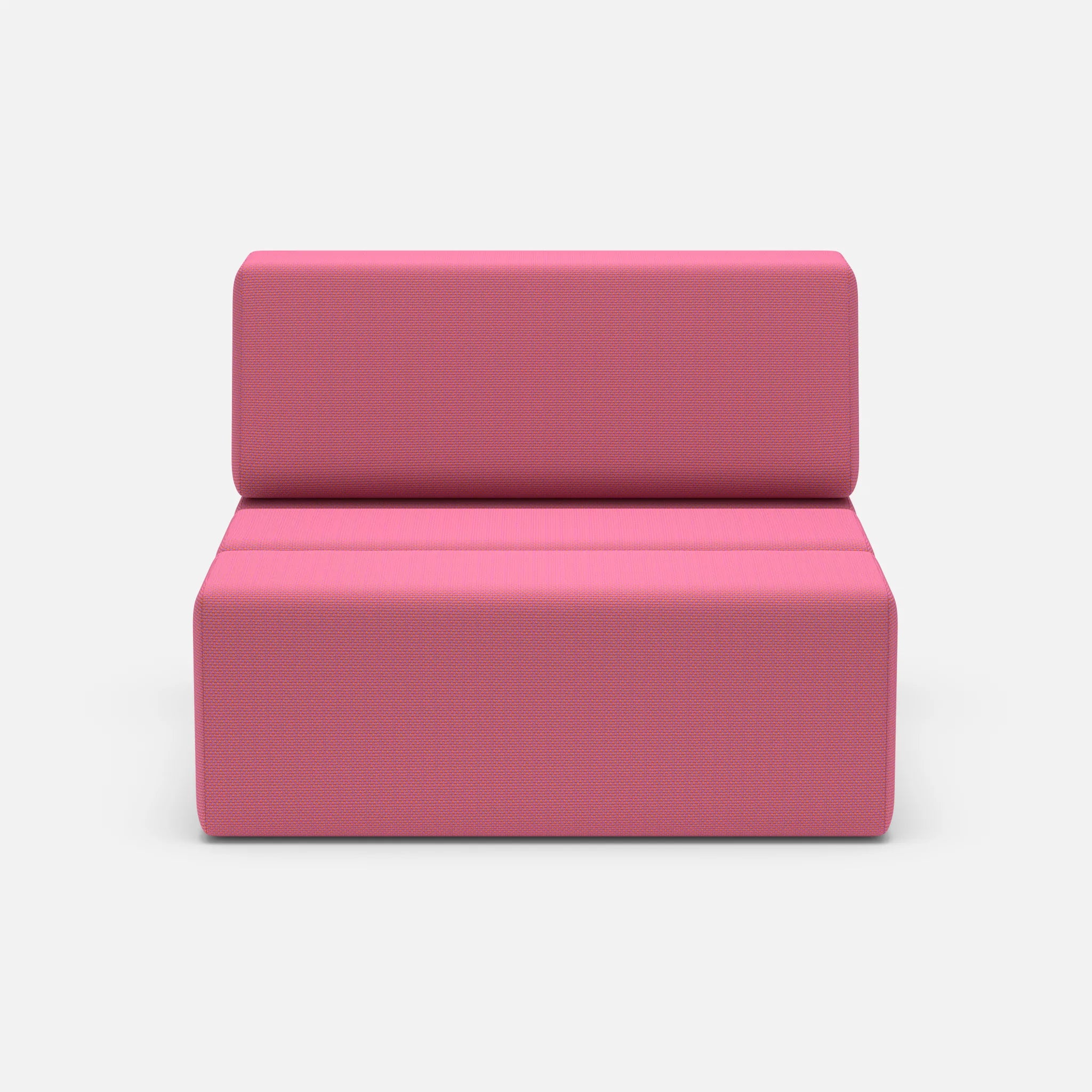 1 Sitzer Sofa Bricks 2 novumlitchi in Violett von vorne