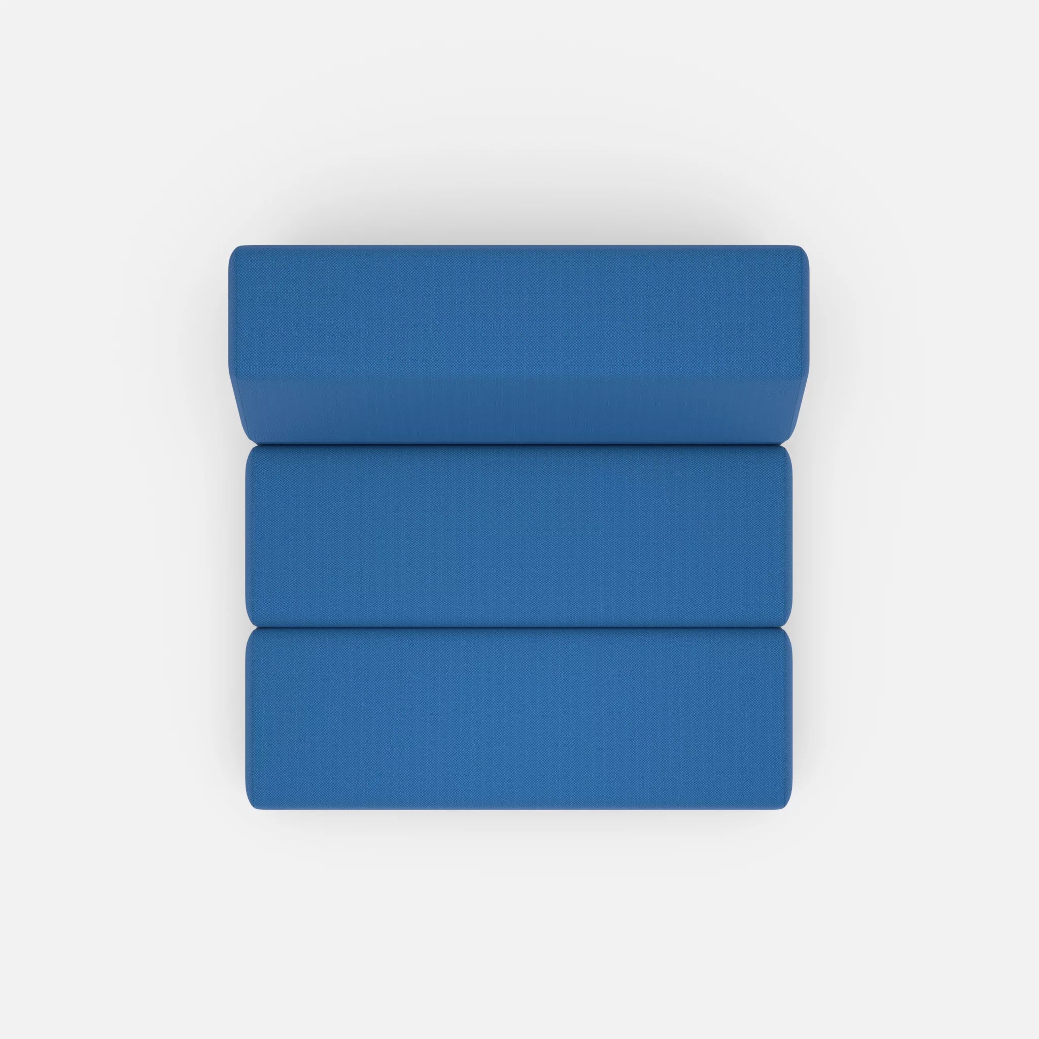 1 Sitzer Sofa Bricks 2 radio6075 in Blau von oben