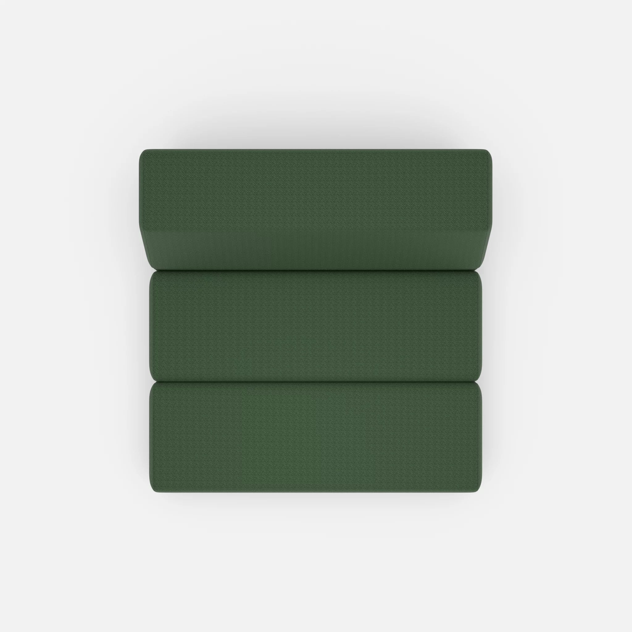 1 Sitzer Sofa Bricks 2 radio7036 in Olive von oben