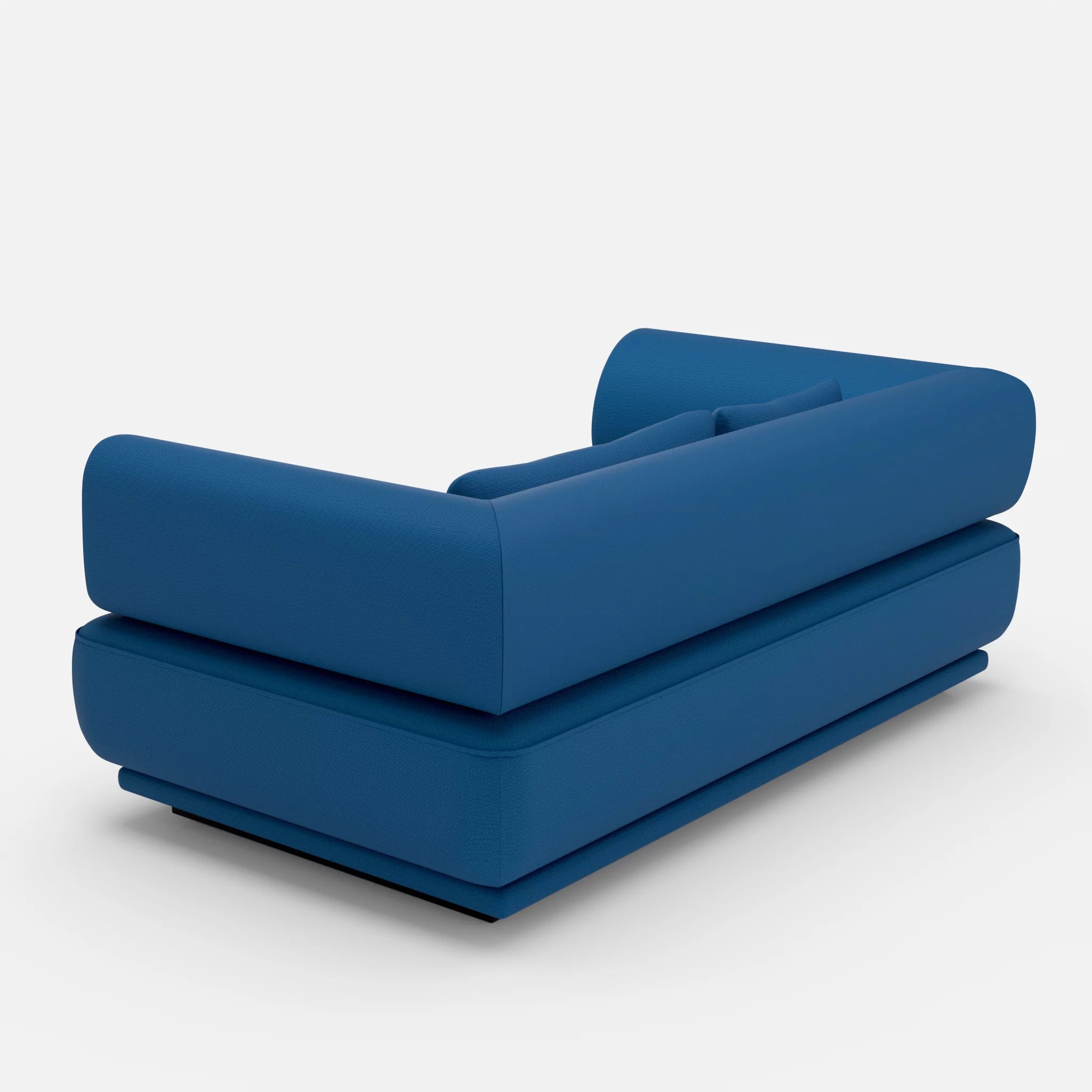 2 Sitzer Lounge Sofa Gordo laserj6098 in Dunkelblau von hinten
