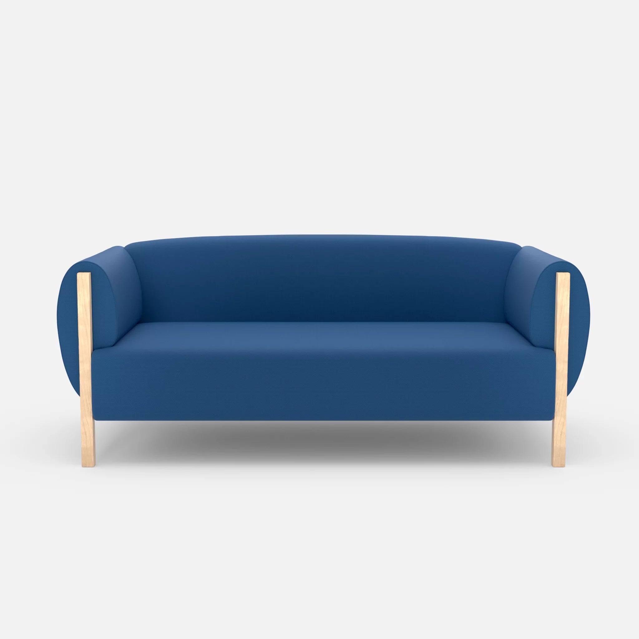 2 Sitzer Sofa Mallow radio6512 in Dunkelblau von vorne