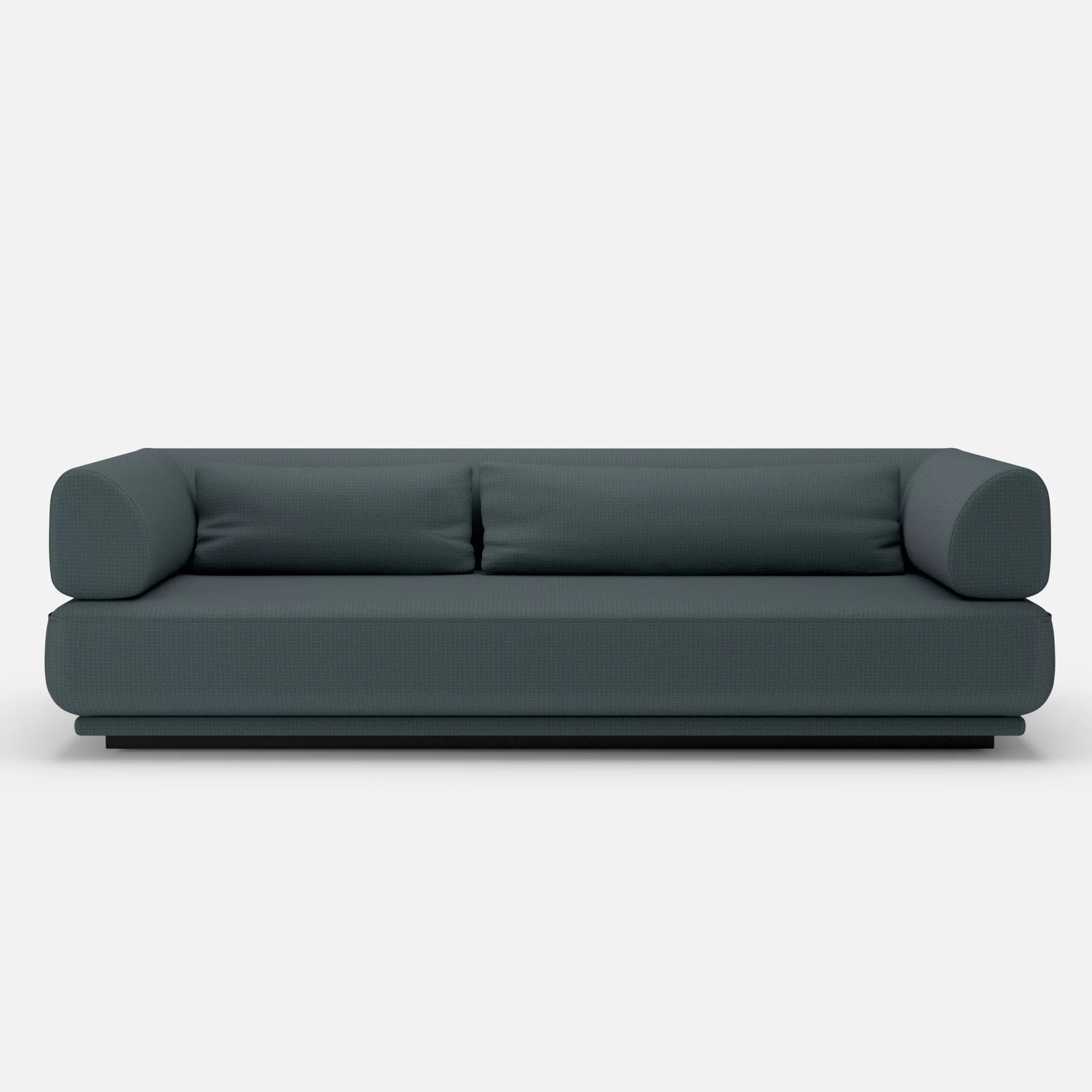 3 Sitzer Lounge Sofa Gordo credojaspis in Türkis von vorne