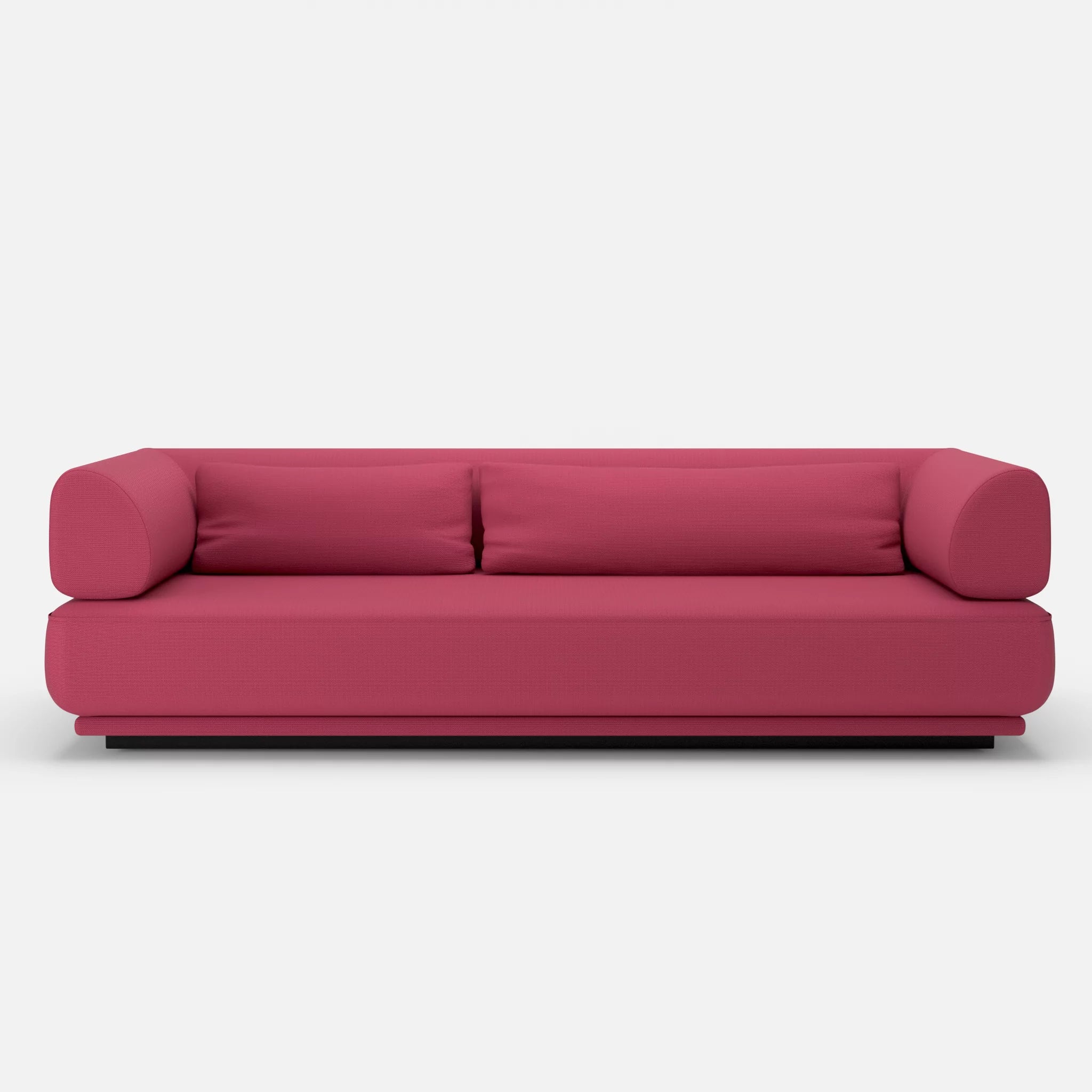 3 Sitzer Lounge Sofa Gordo laserj4024 in Pink von vorne
