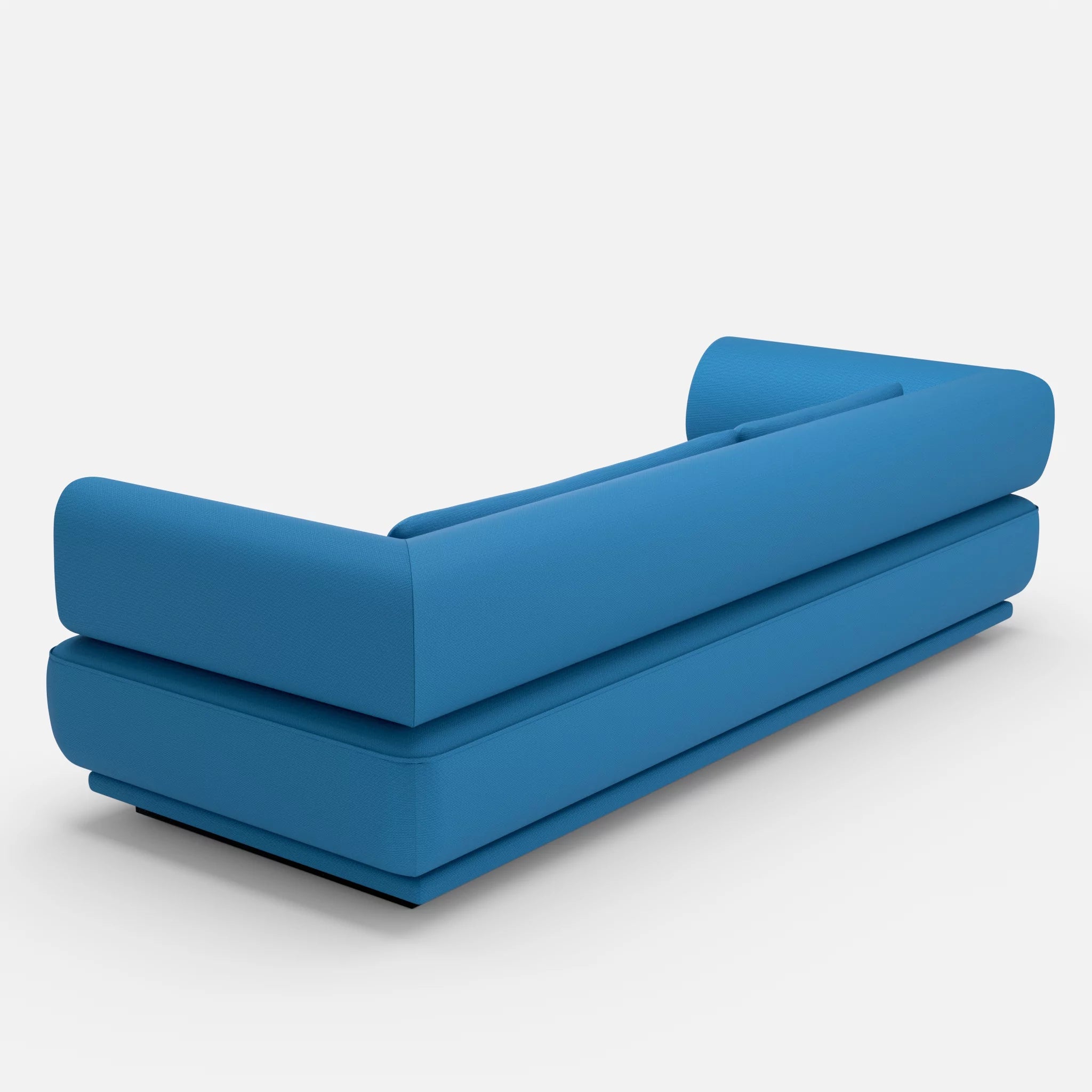 3 Sitzer Lounge Sofa Gordo laserj6071 in Blau von hinten