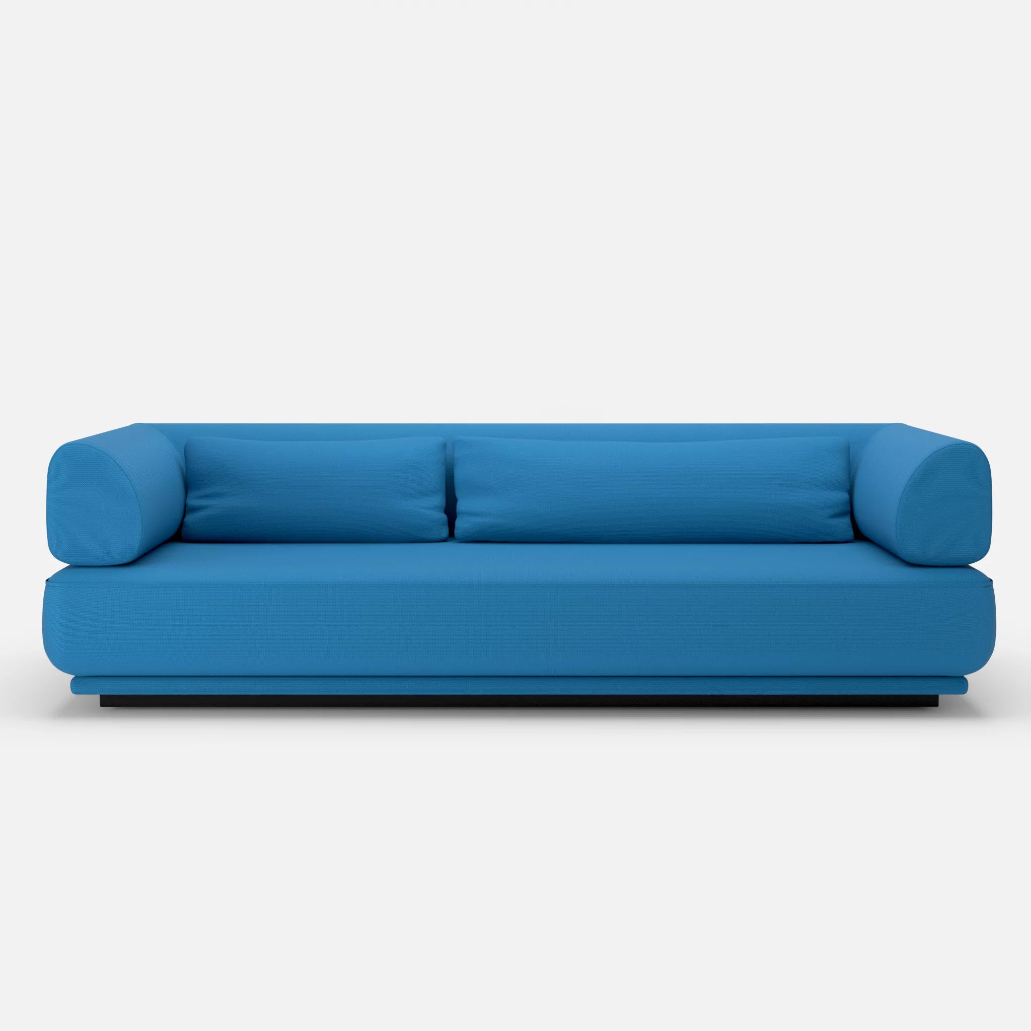 3 Sitzer Lounge Sofa Gordo laserj6071 in Blau von vorne