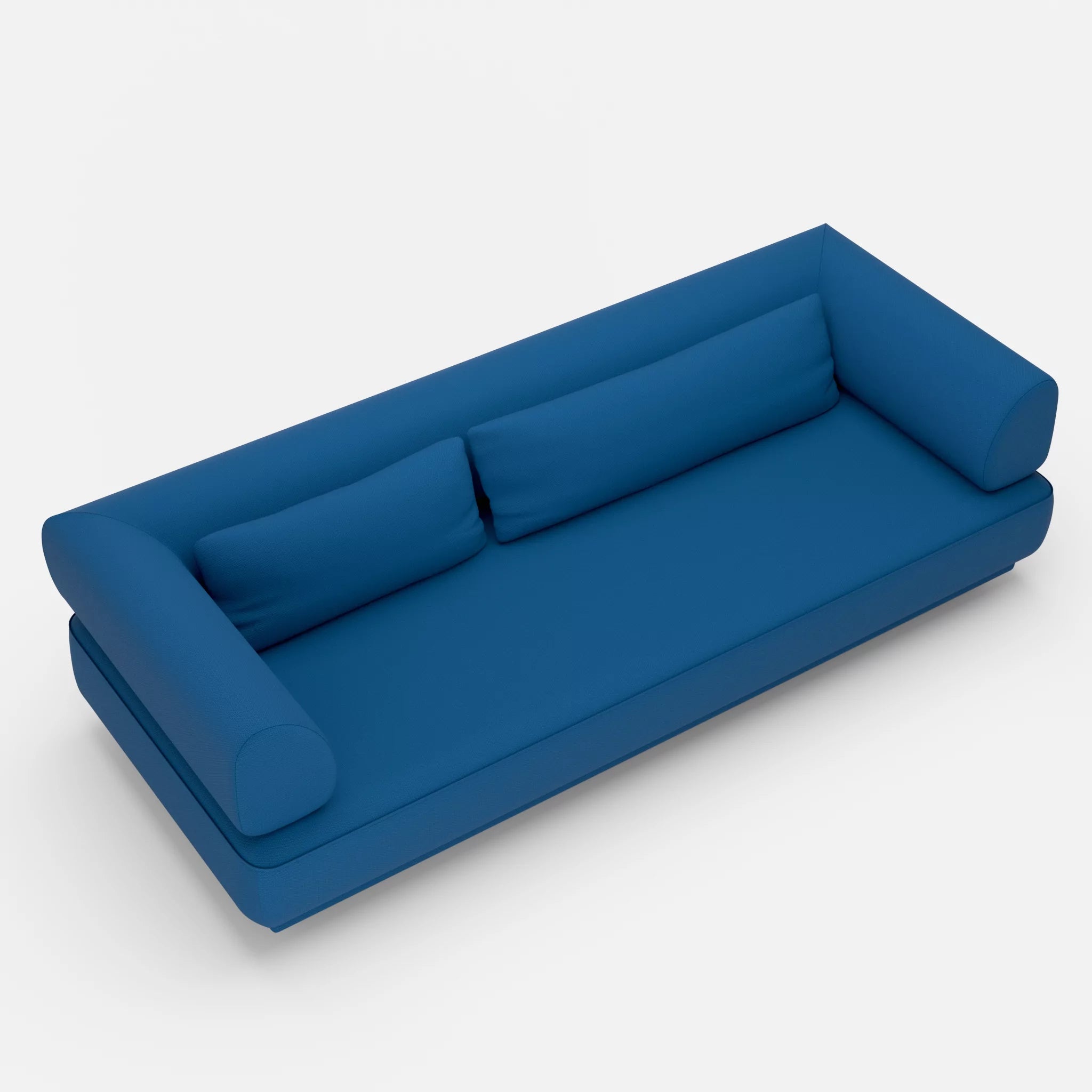 3 Sitzer Lounge Sofa Gordo laserj6098 in Dunkelblau von oben