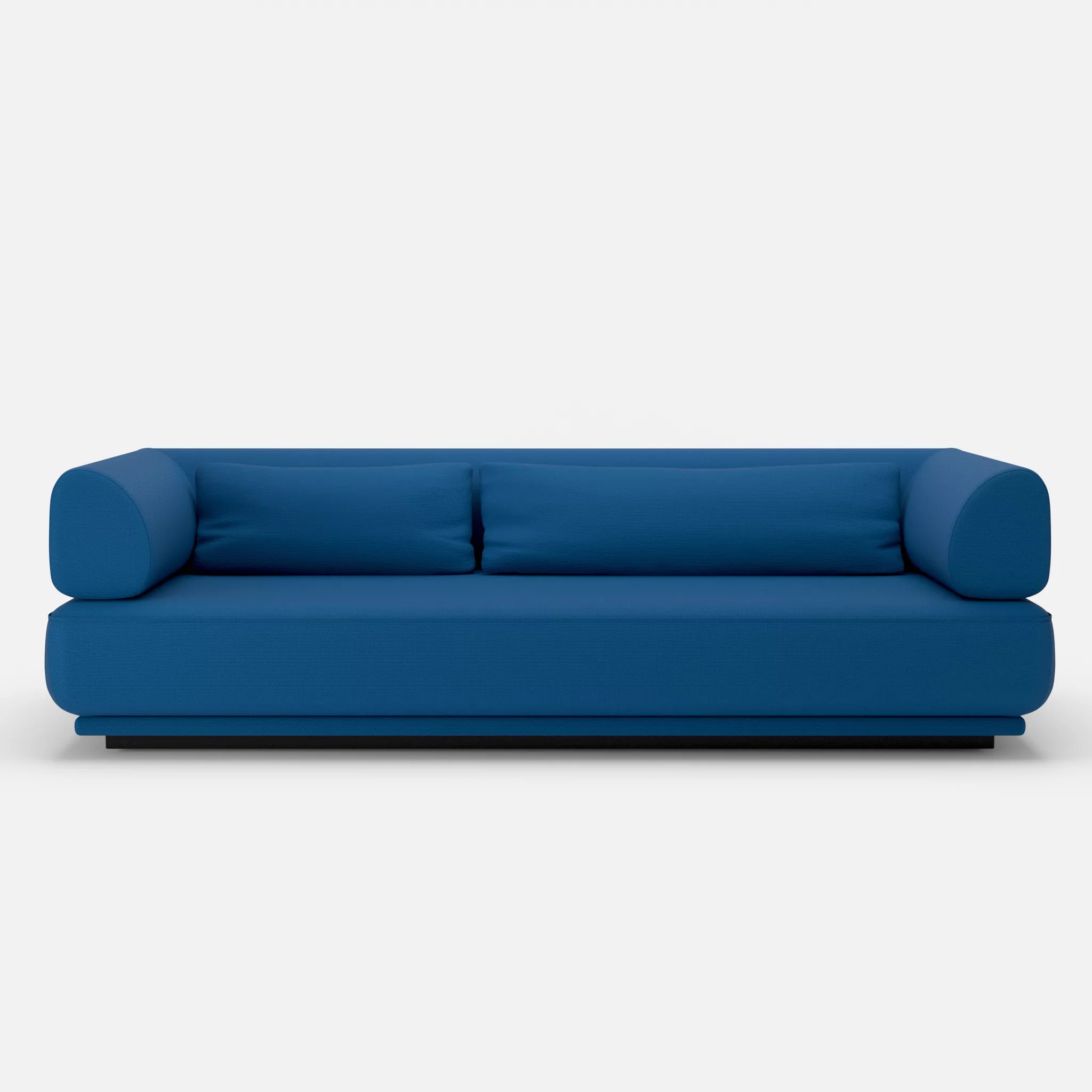 3 Sitzer Lounge Sofa Gordo laserj6098 in Dunkelblau von vorne