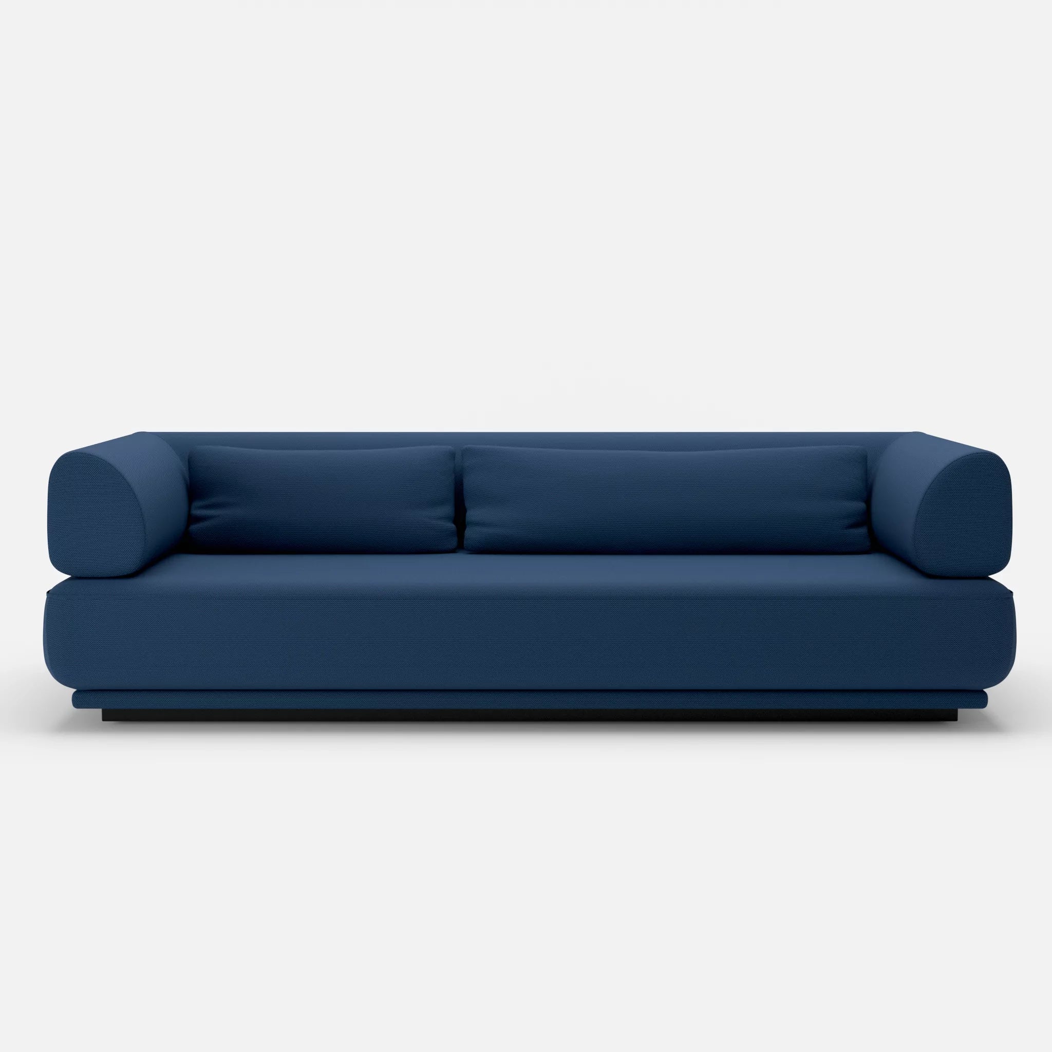 3 Sitzer Lounge Sofa Gordo novumamur in Navy von vorne