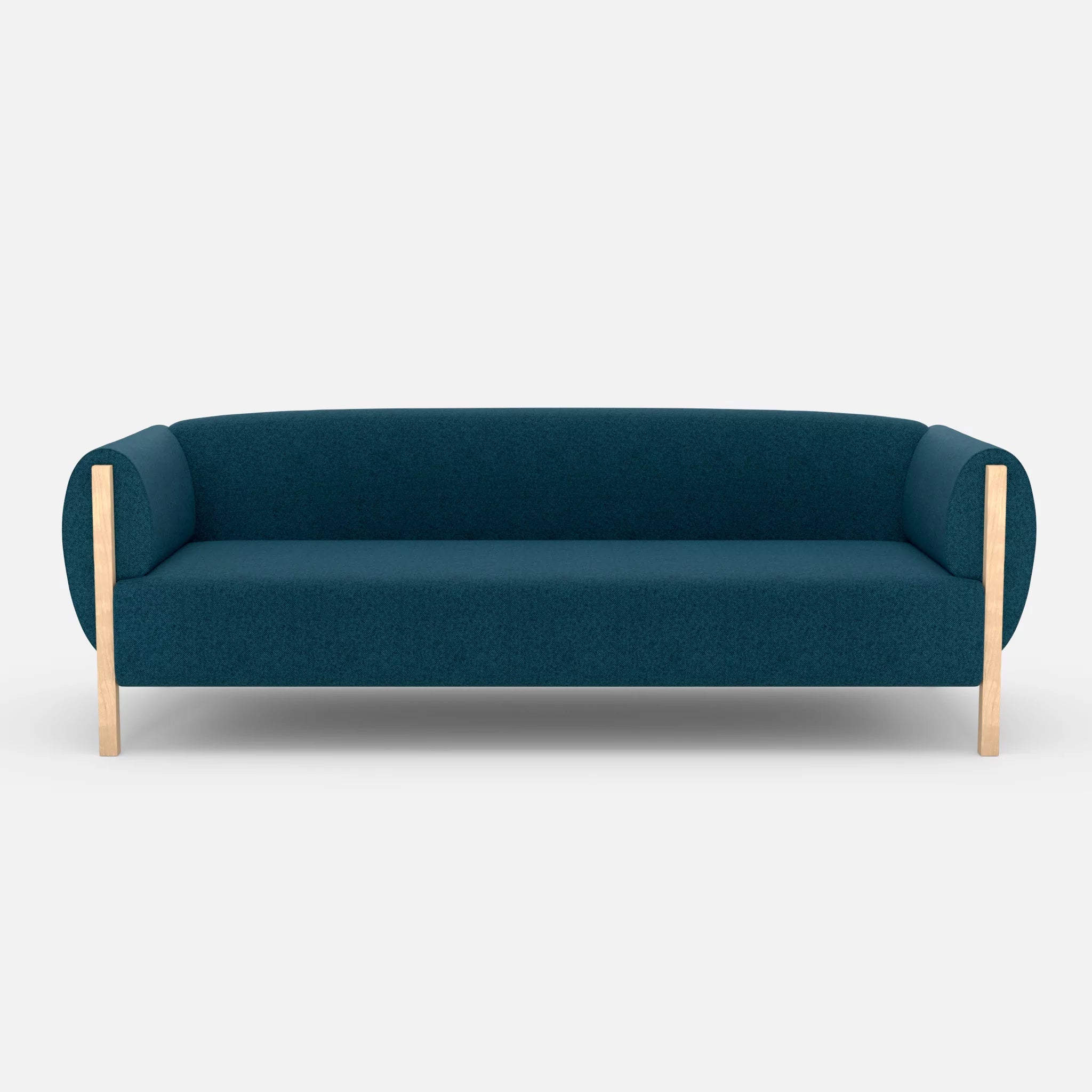 3 Sitzer Sofa Mallow celia0203 in Blau von vorne