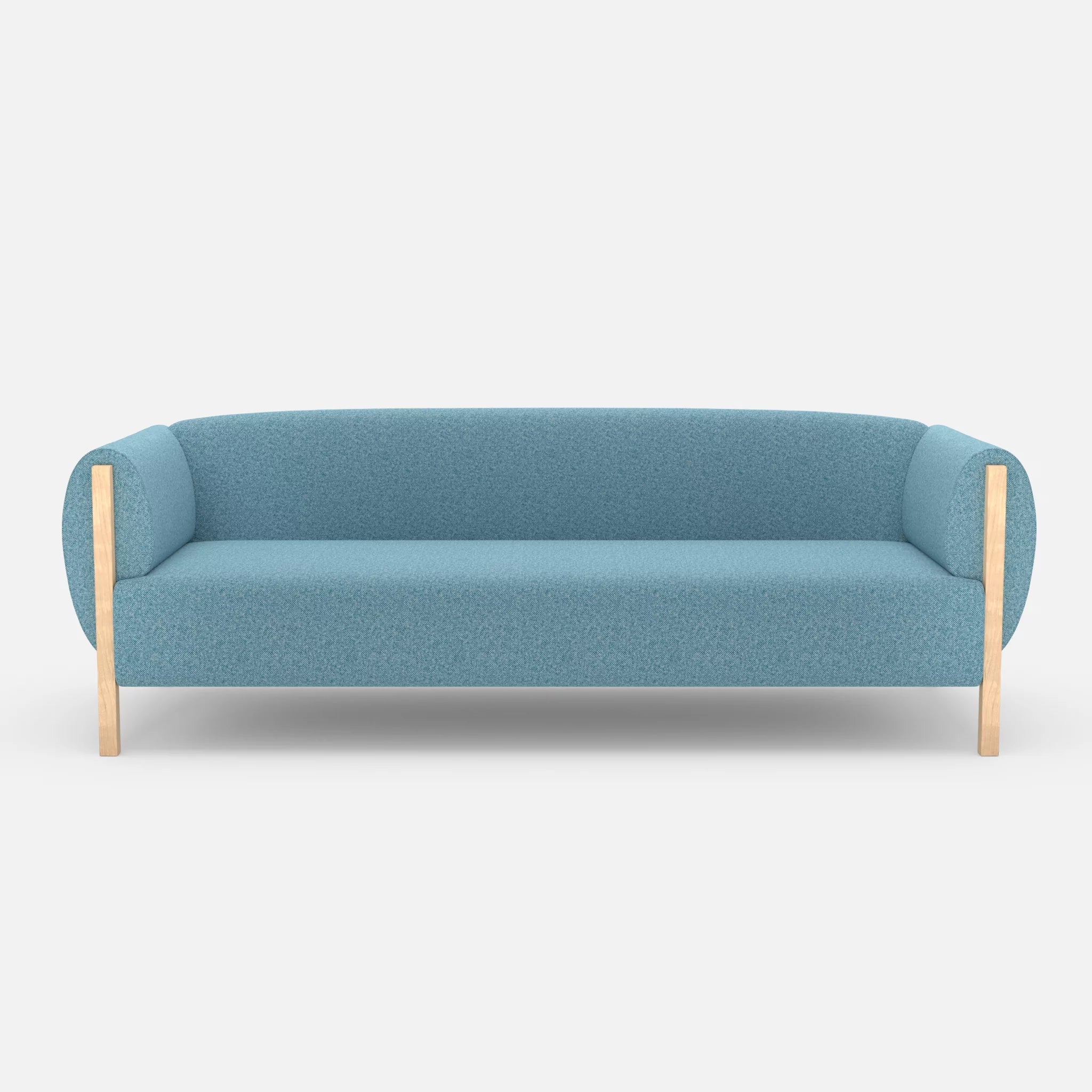 3 Sitzer Sofa Mallow celia0209 in Türkis von vorne