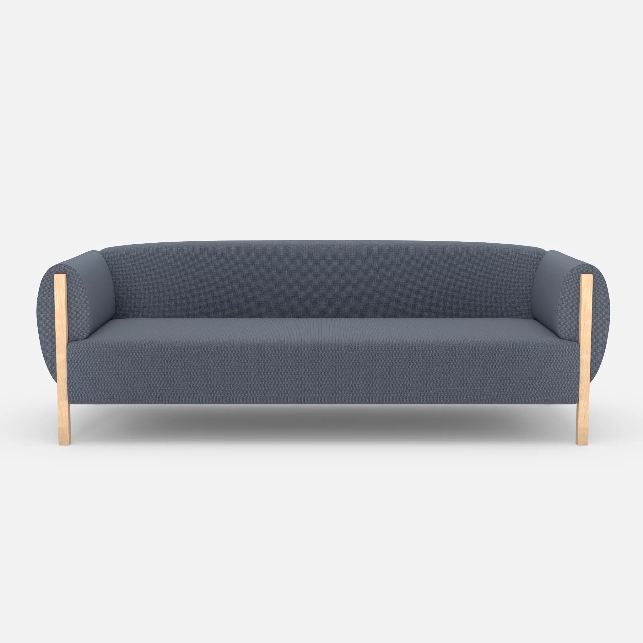 3 Sitzer Sofa Mallow credosea in Blau von vorne