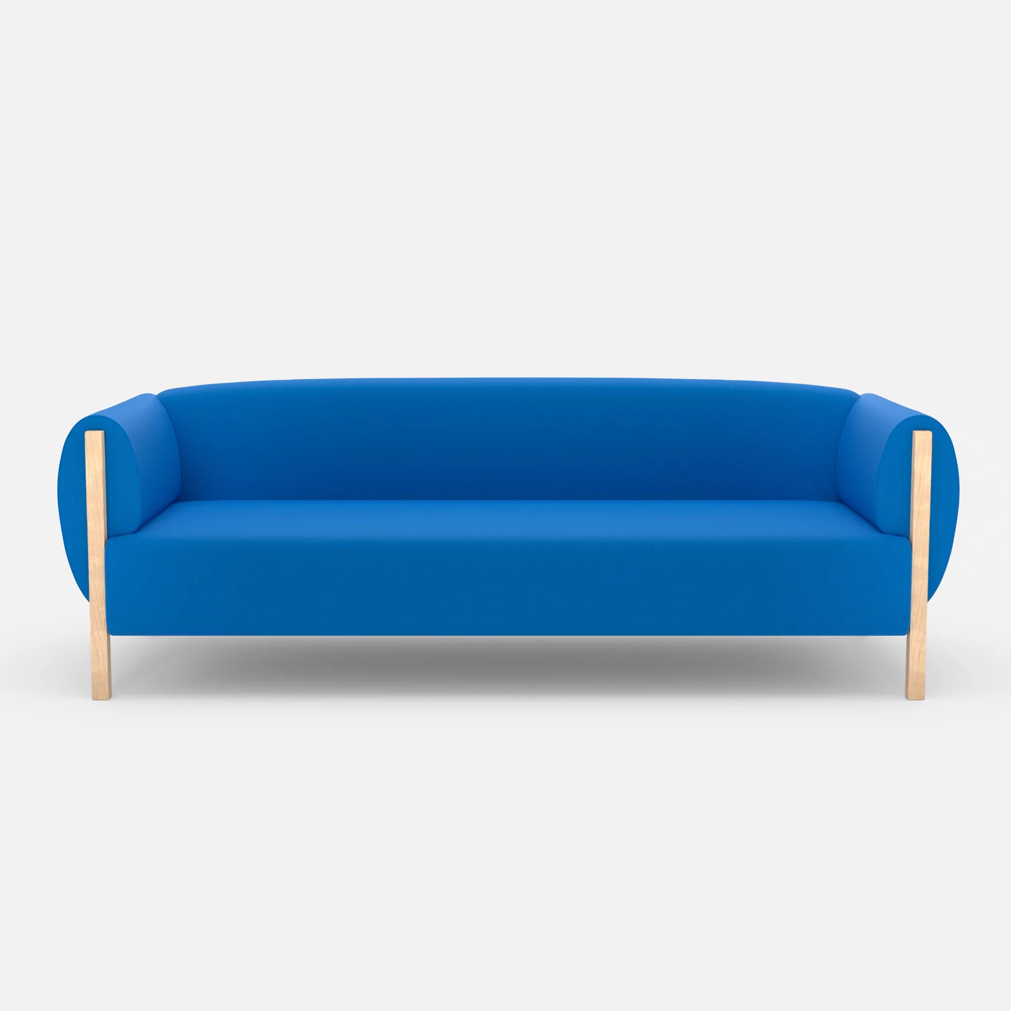 3 Sitzer Sofa Mallow radio6075 in Blau von vorne