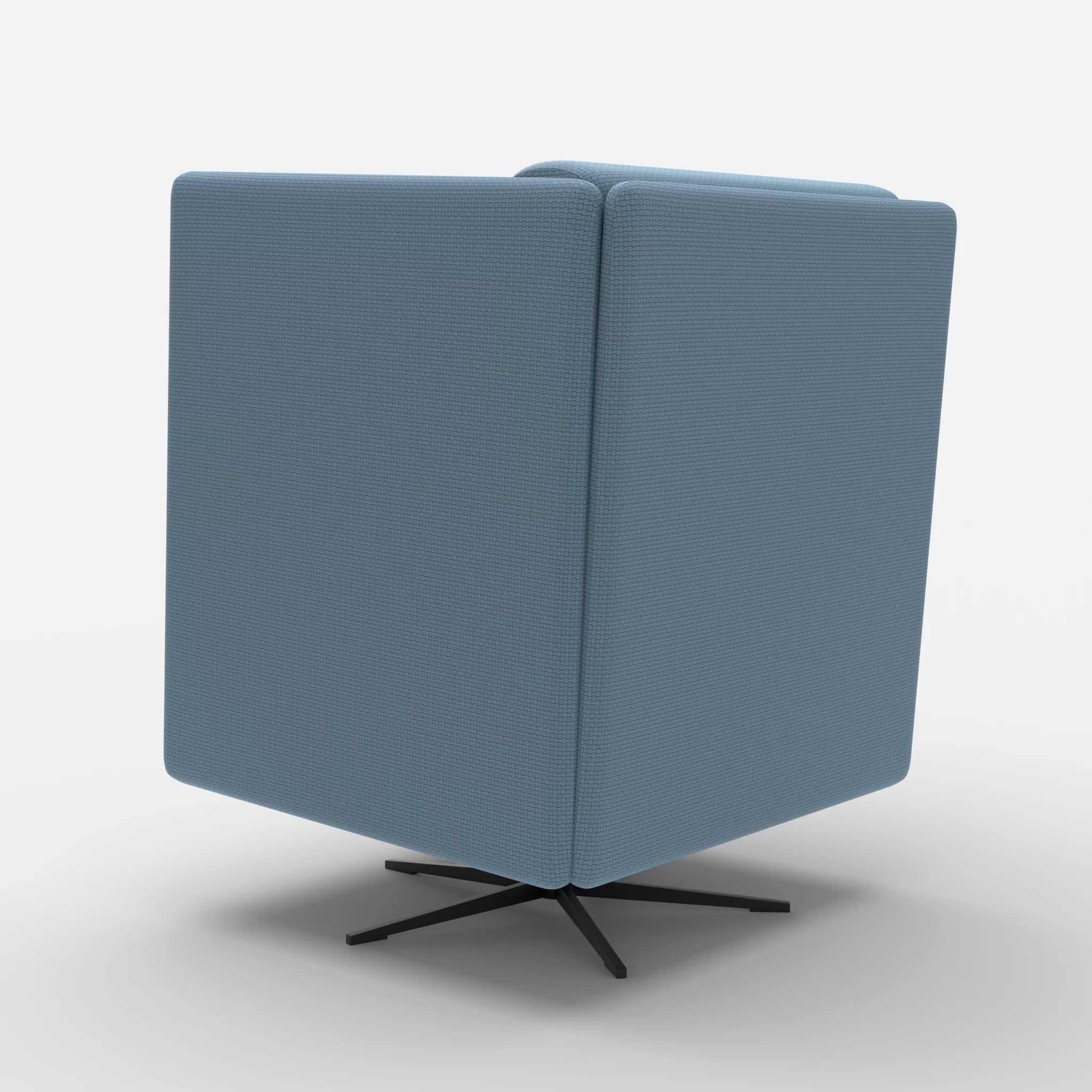 Loungesessel Egon Hohe Version nabucco6043-nabucco6043 in Blau und Blau von hinten