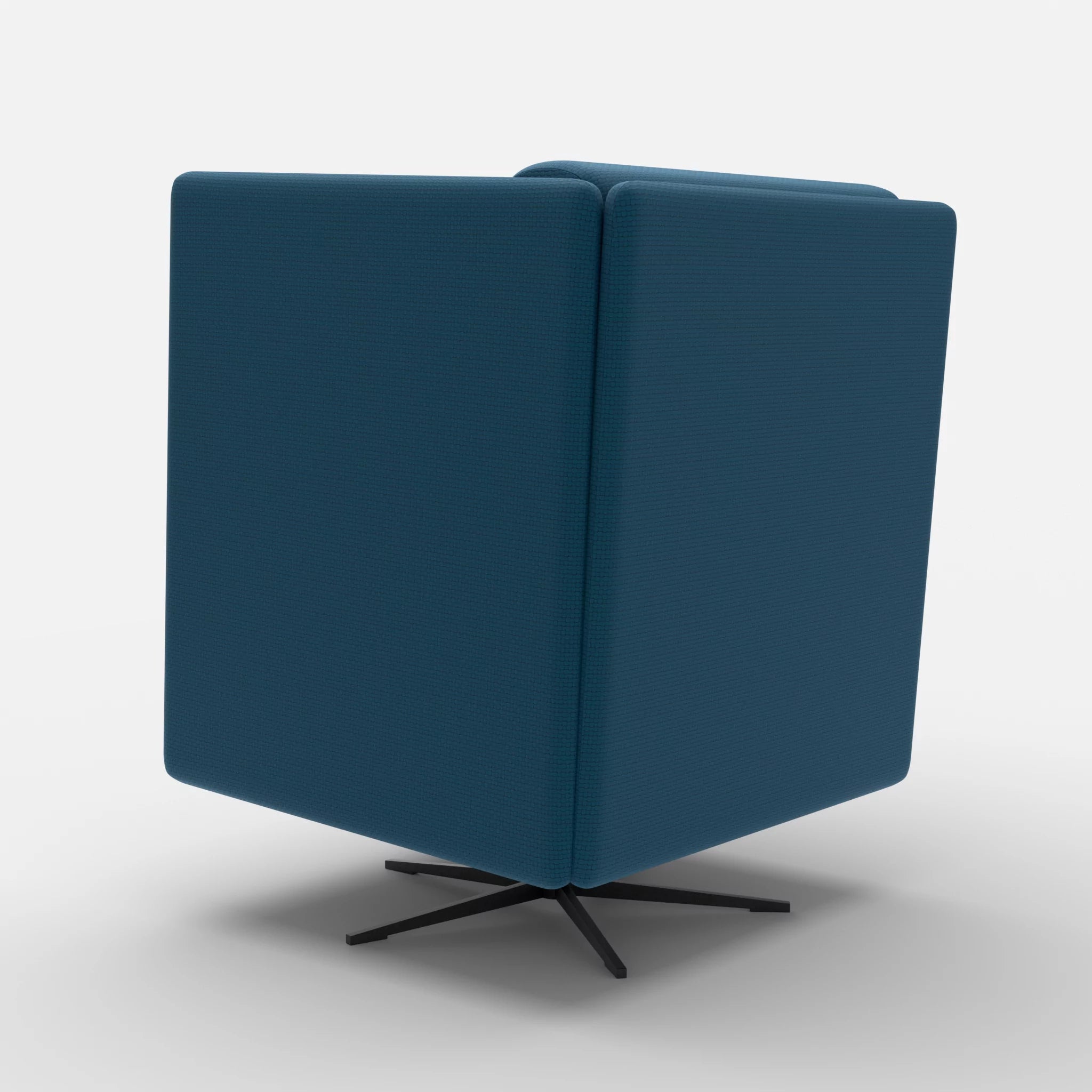 Loungesessel Egon Hohe Version nabucco6075-nabucco6075 in Blau und Blau von hinten