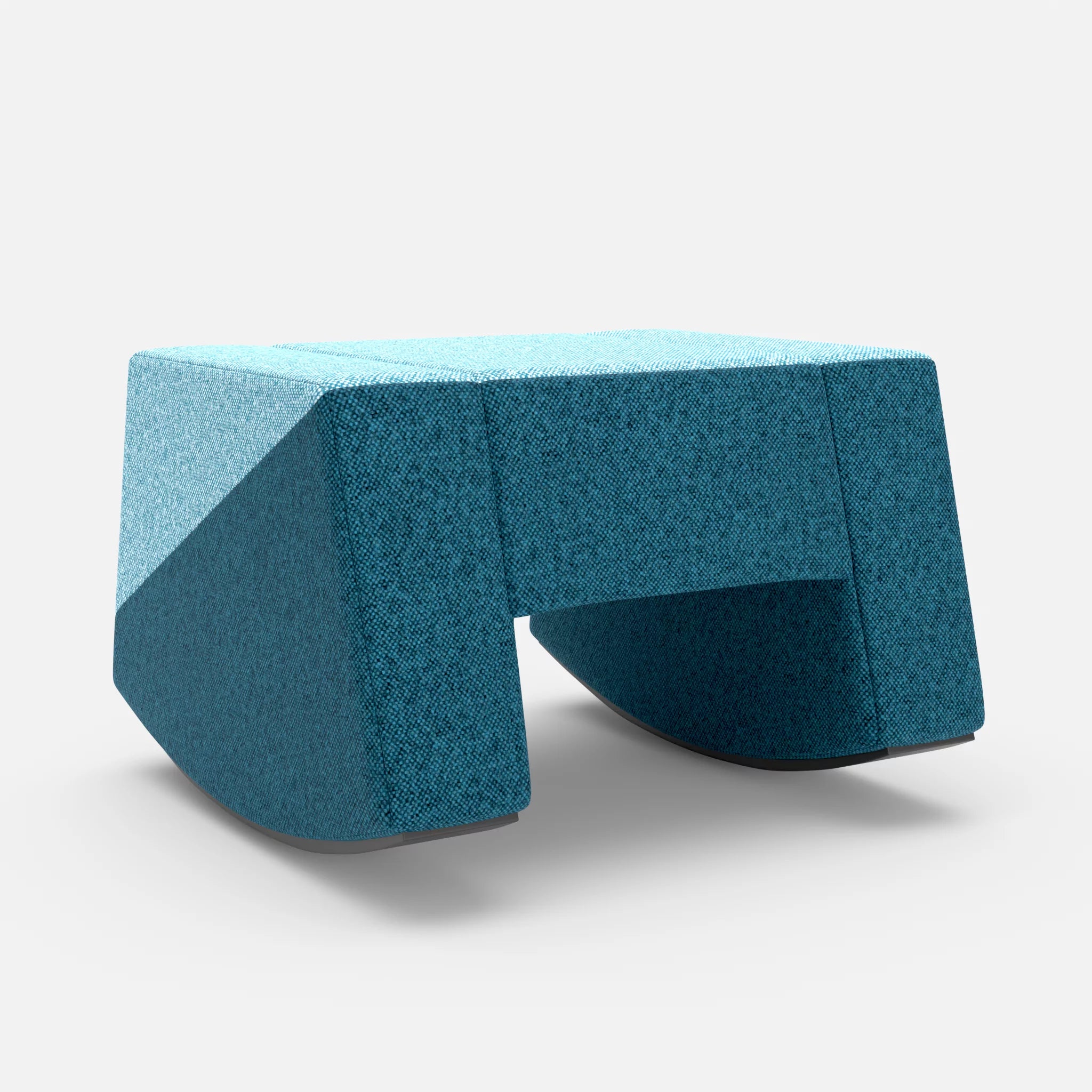Schaukelhocker Softrocker celia0209-celia0203 in Türkis und Blau von vorne