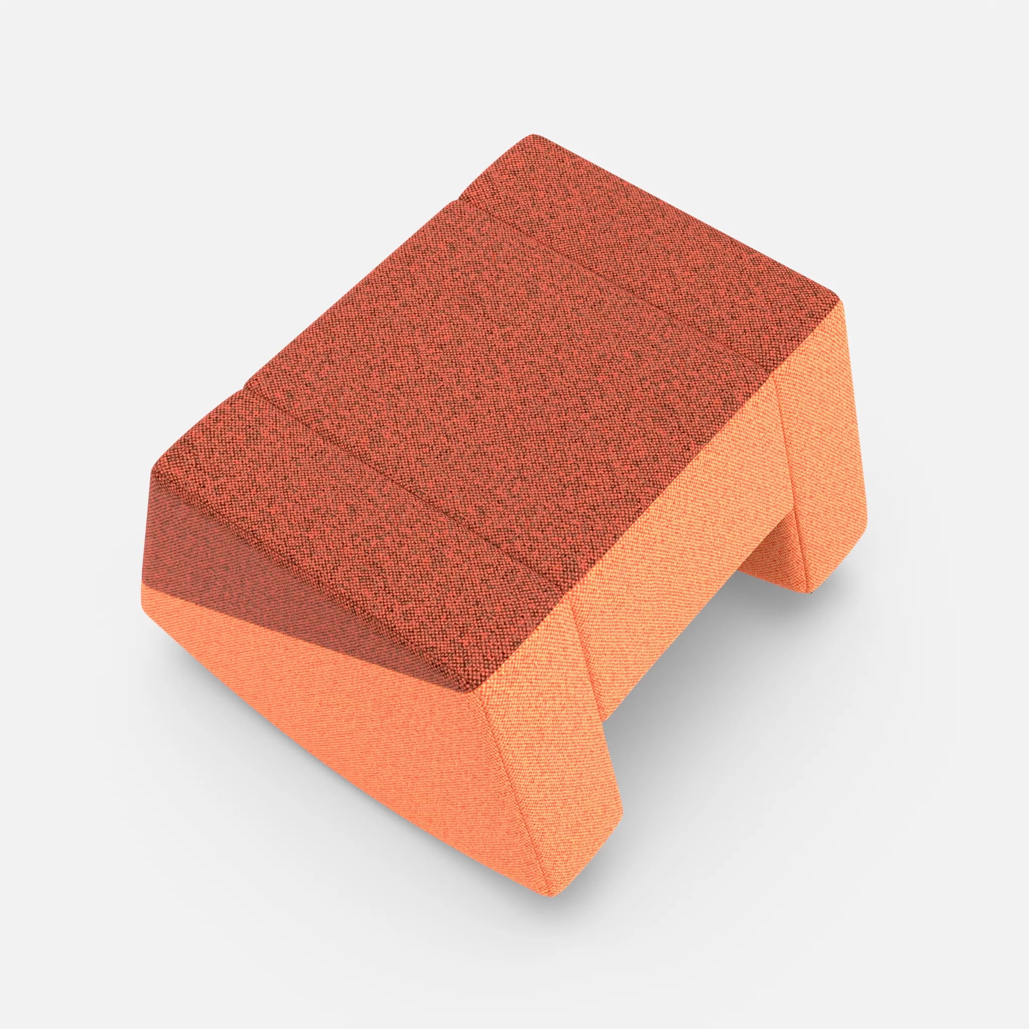 Schaukelhocker Softrocker celia0214-celia0215 in Terracotta und Orange von oben