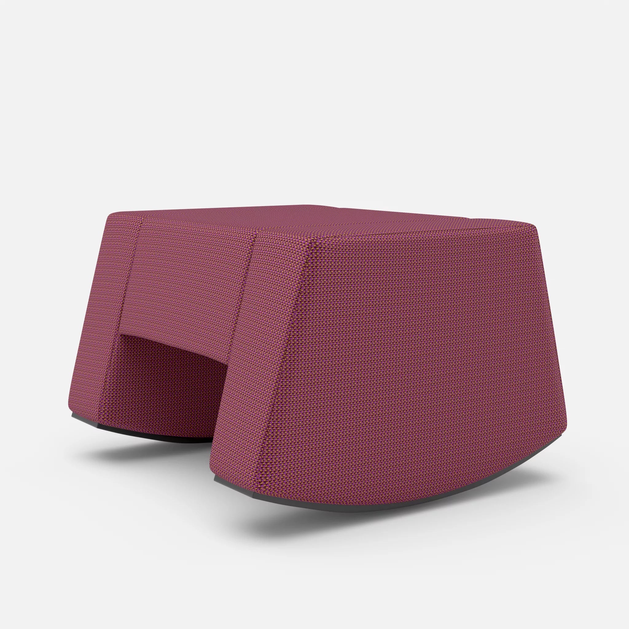 Schaukelhocker Softrocker credobreva in Violett von hinten