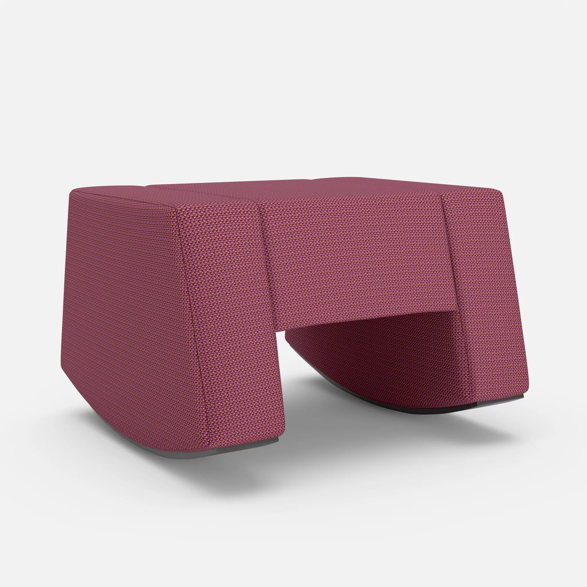 Schaukelhocker Softrocker credobreva in Violett von vorne
