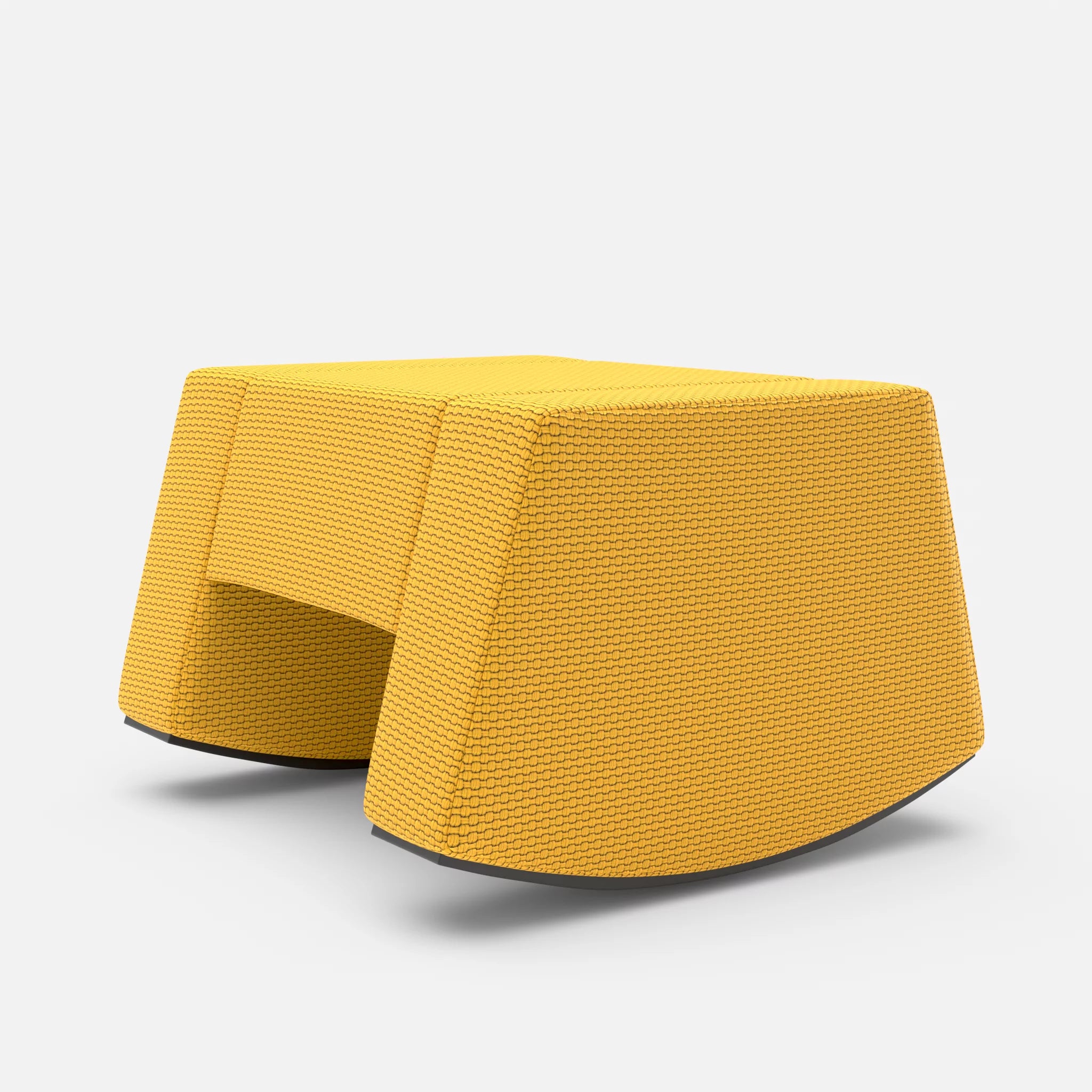 Schaukelhocker Softrocker nabucco3019 in Curry von hinten