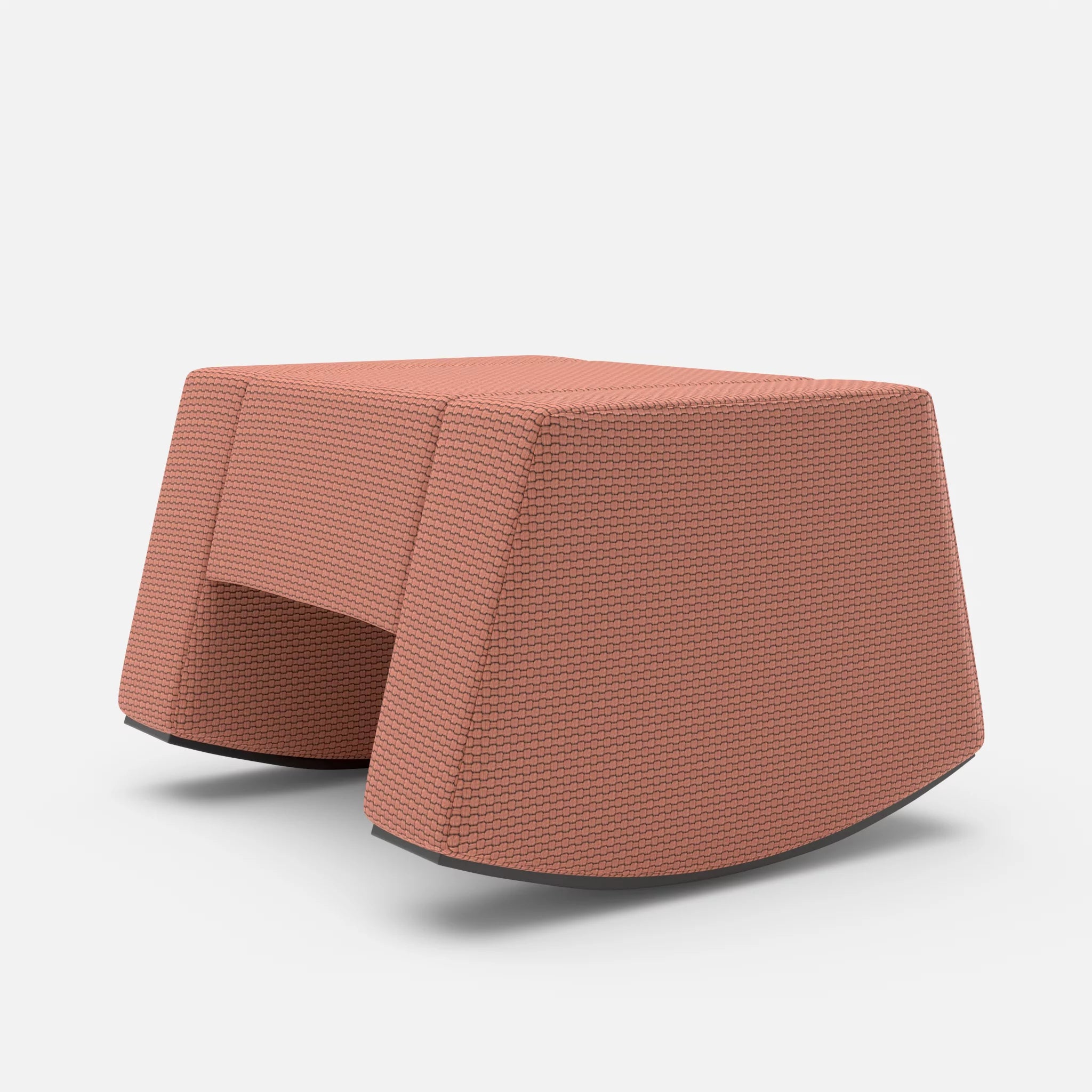 Schaukelhocker Softrocker nabucco4037 in Terracotta von hinten