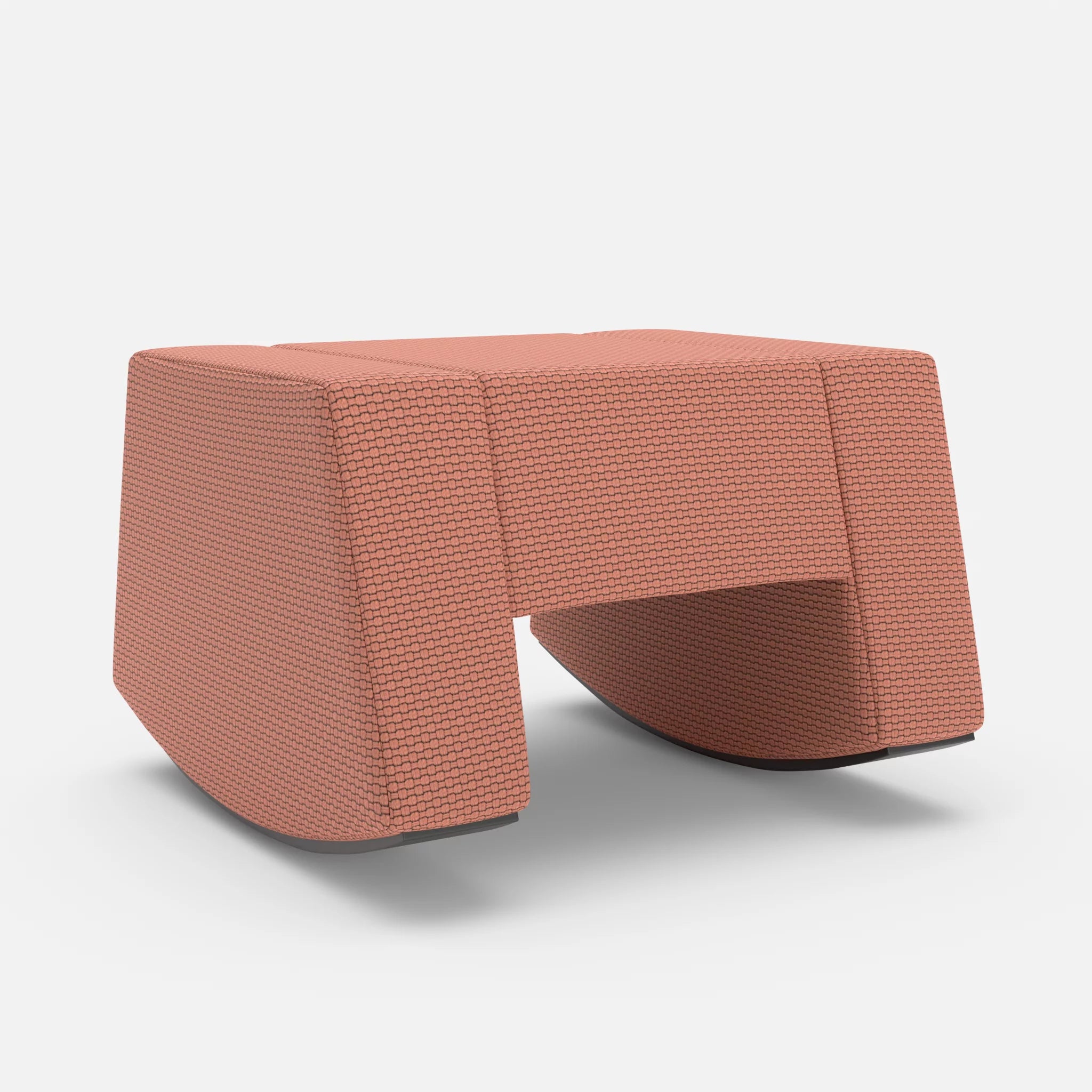Schaukelhocker Softrocker nabucco4037 in Terracotta von vorne