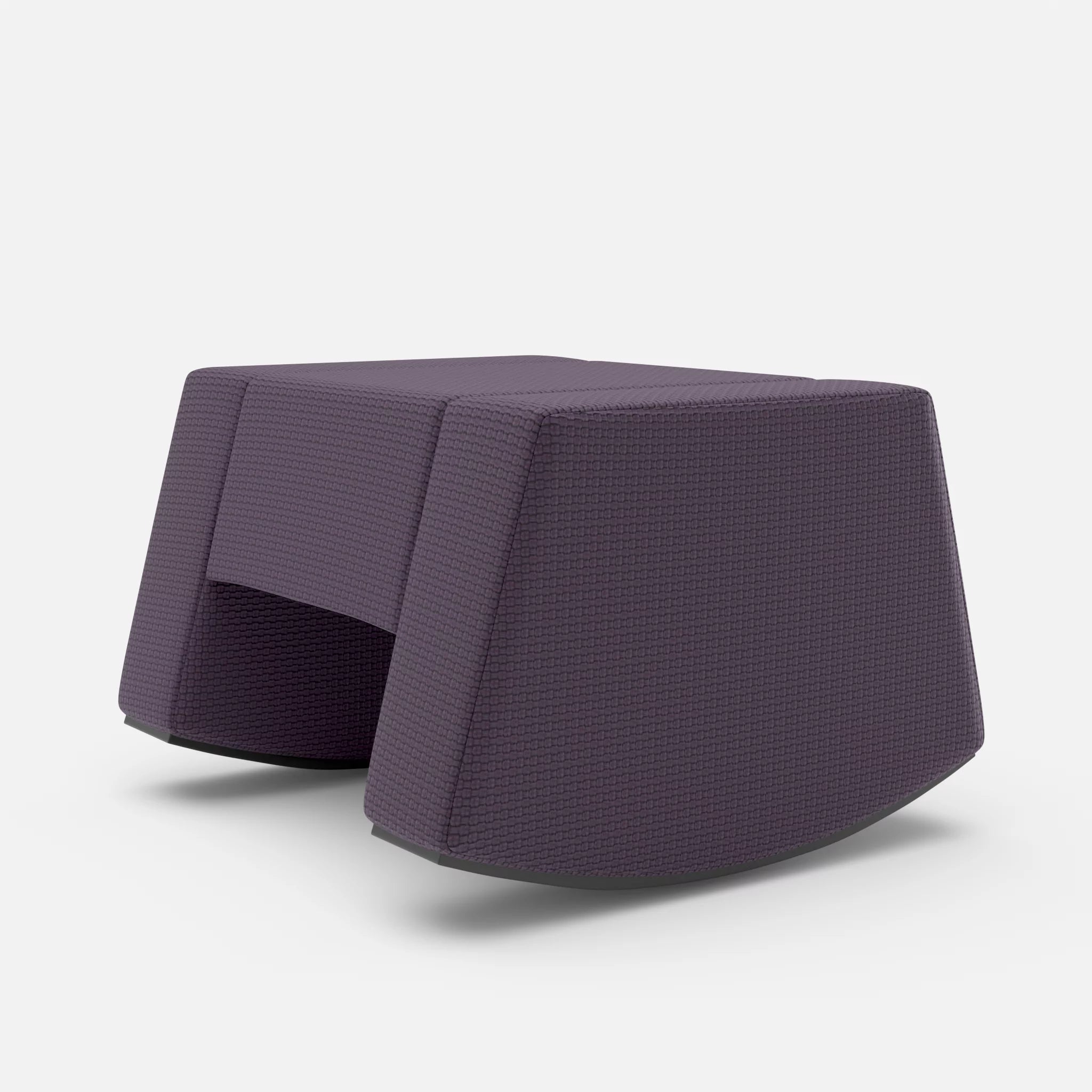 Schaukelhocker Softrocker nabucco5004 in Violett von hinten