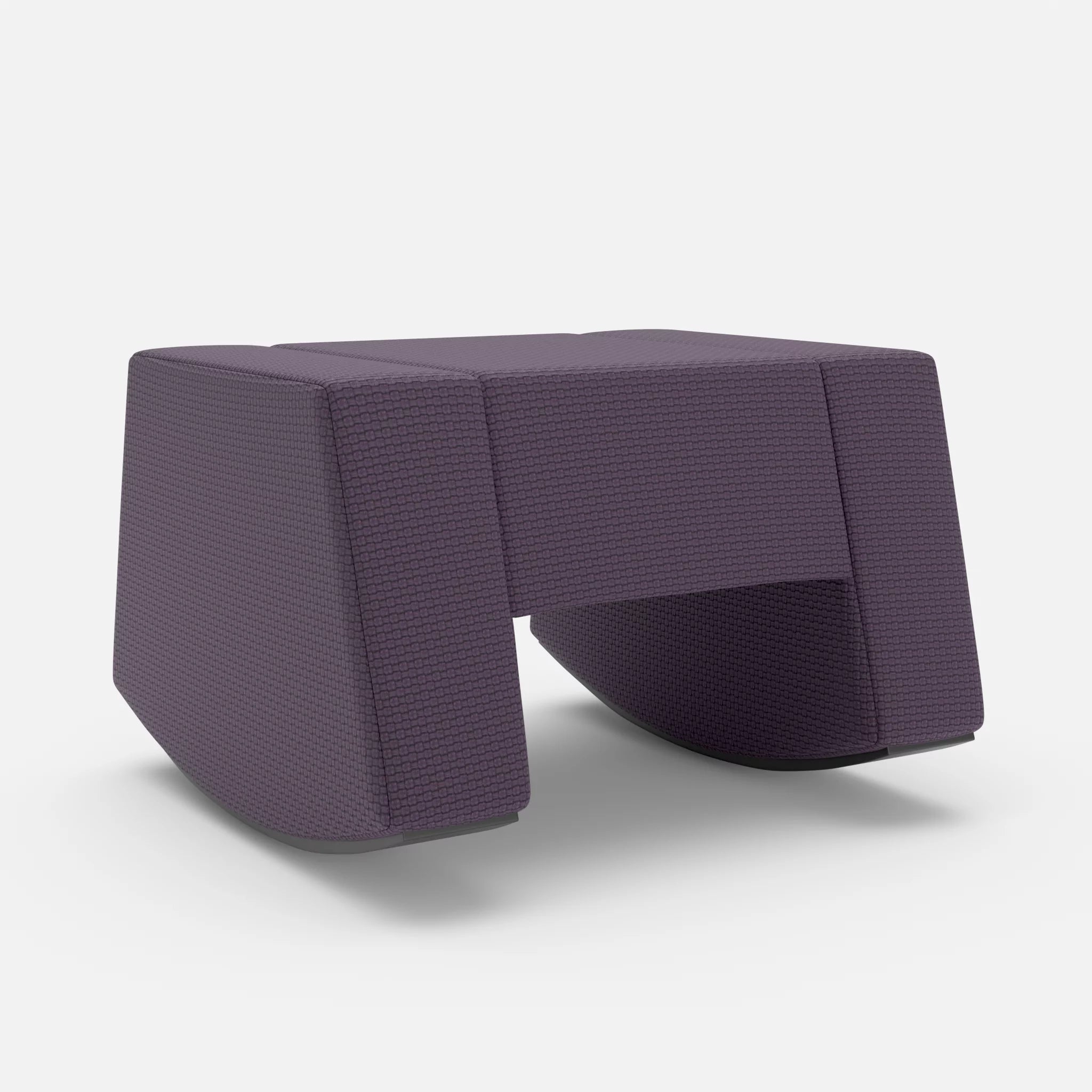 Schaukelhocker Softrocker nabucco5004 in Violett von vorne