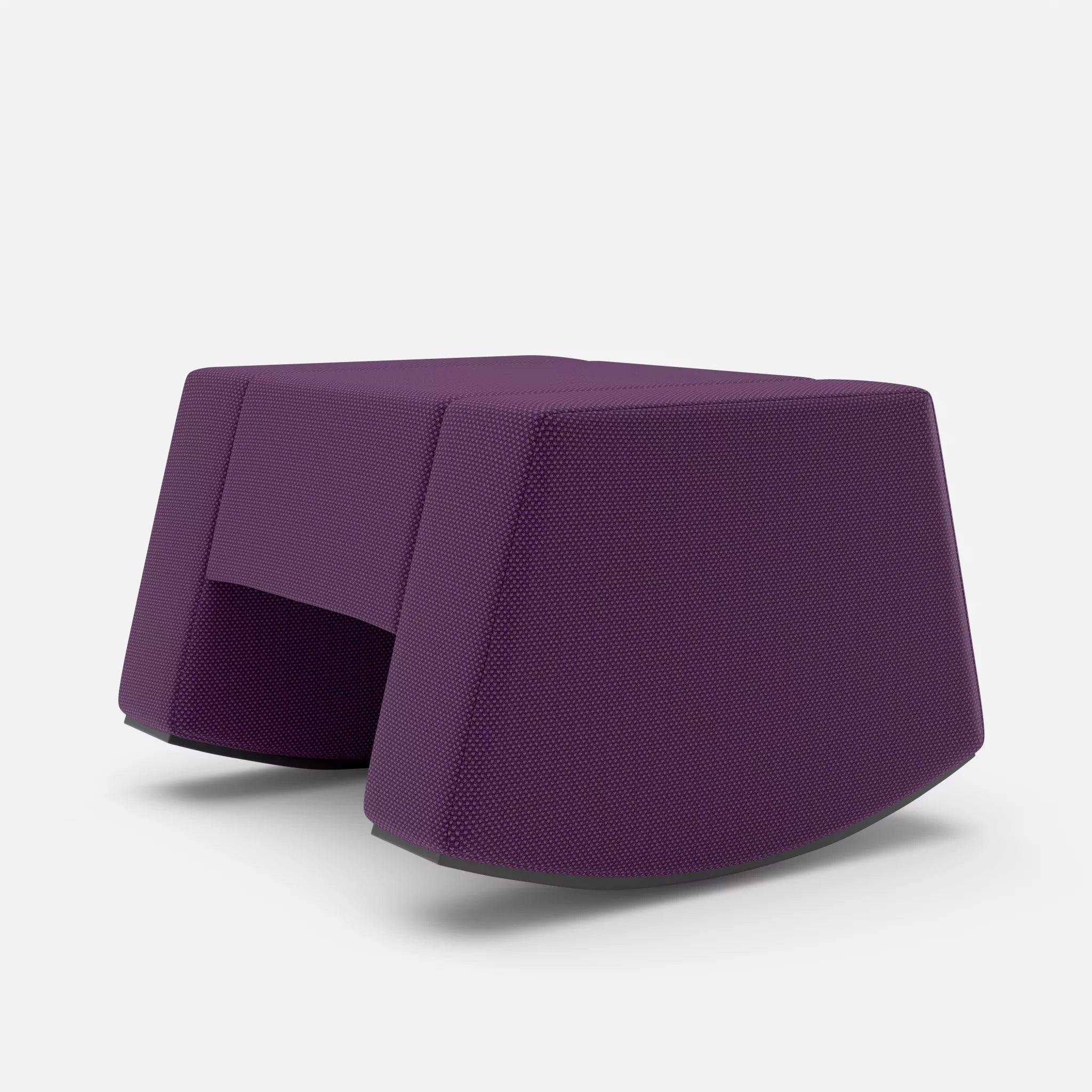 Schaukelhocker Softrocker novumprune in Violett von hinten