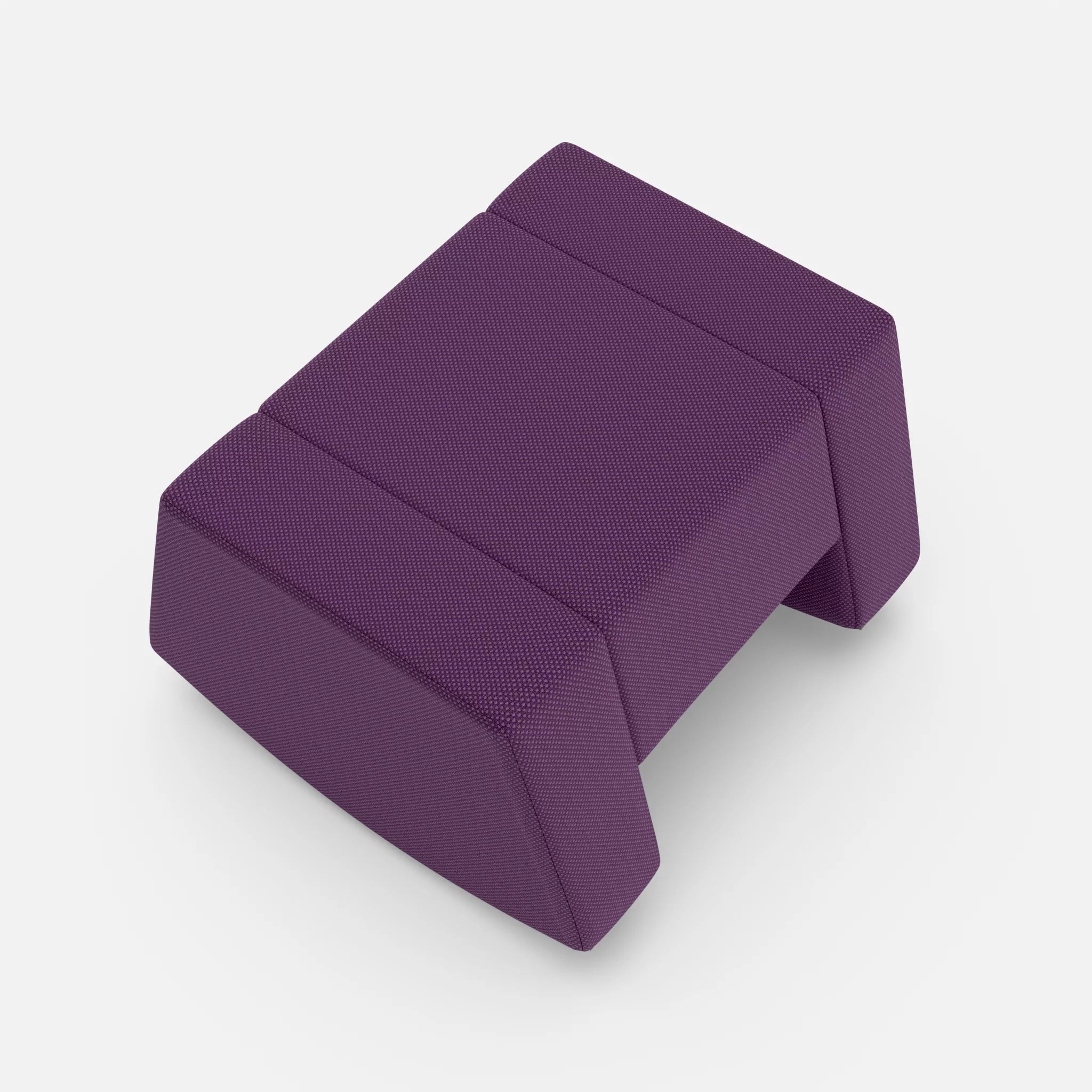 Schaukelhocker Softrocker novumprune in Violett von oben