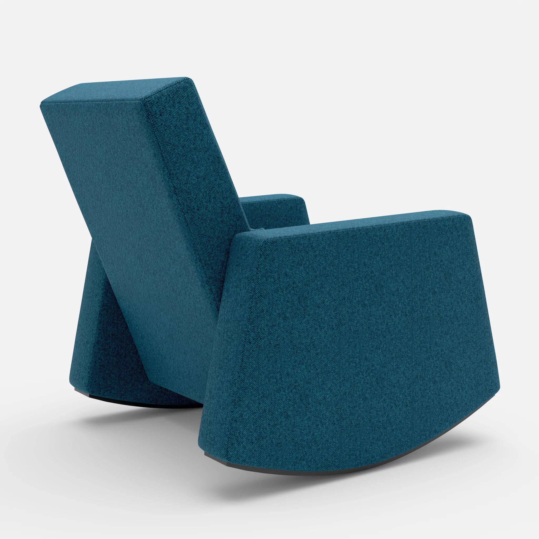 Schaukelsessel Softrocker celia0203 in Blau von hinten